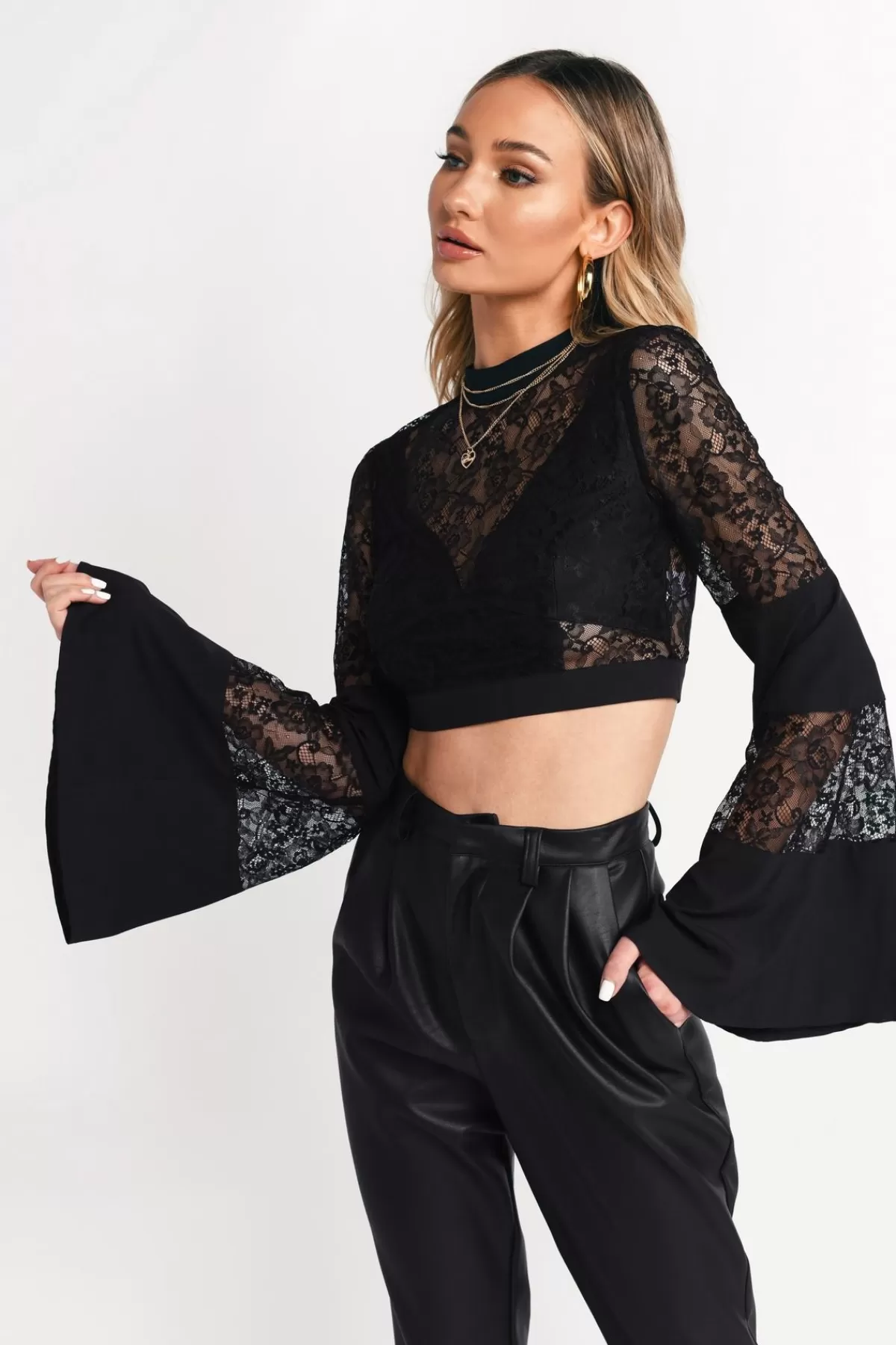 Tobi Past Midnight Crop Top - * Valentines Day Outfits | Halloween Outfits