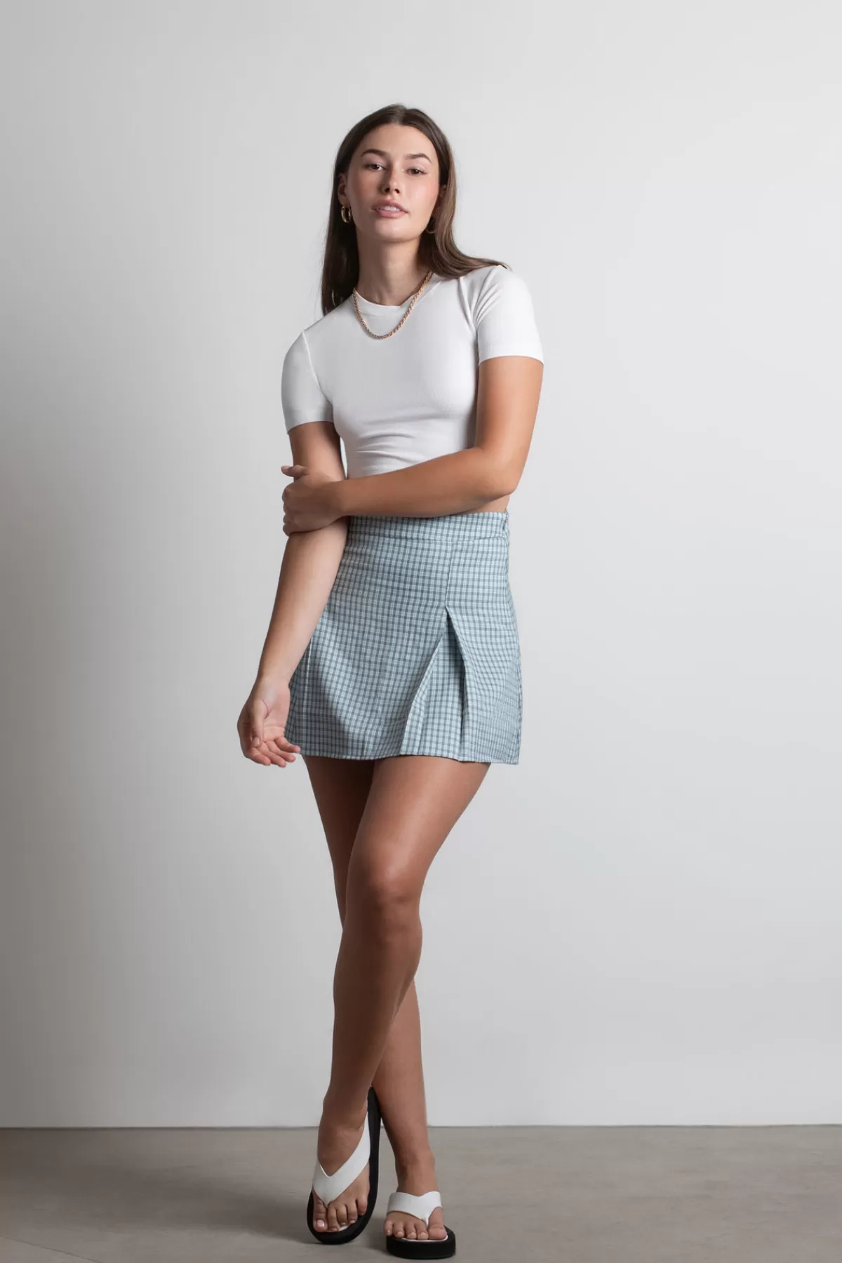 Tobi Pate Choux Plaid Mini Skirt - * 4Th Of July Fashion | Skirts