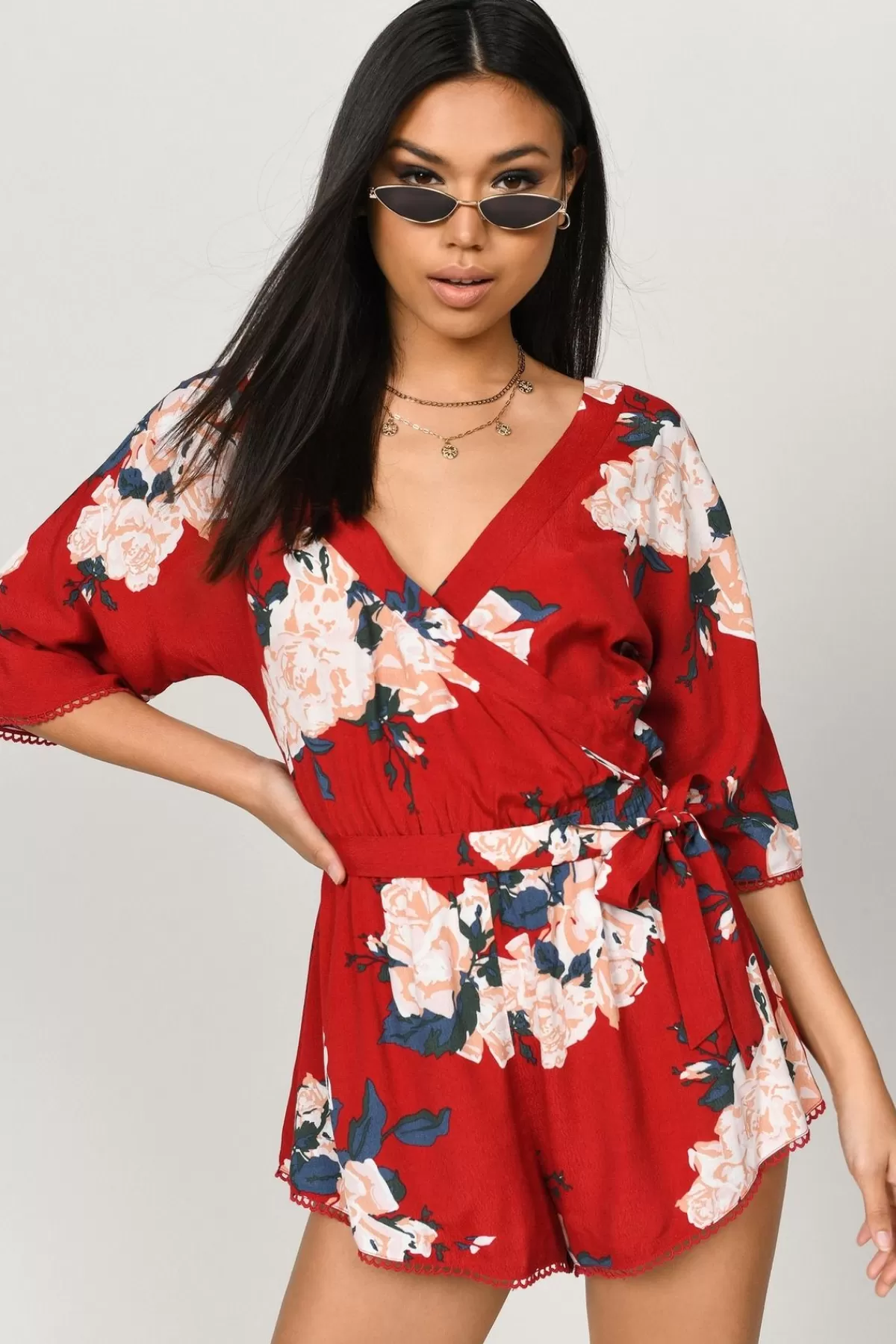 Tobi Petal To The Metal Floral Romper - * Valentines Day Outfits | Resort Wear