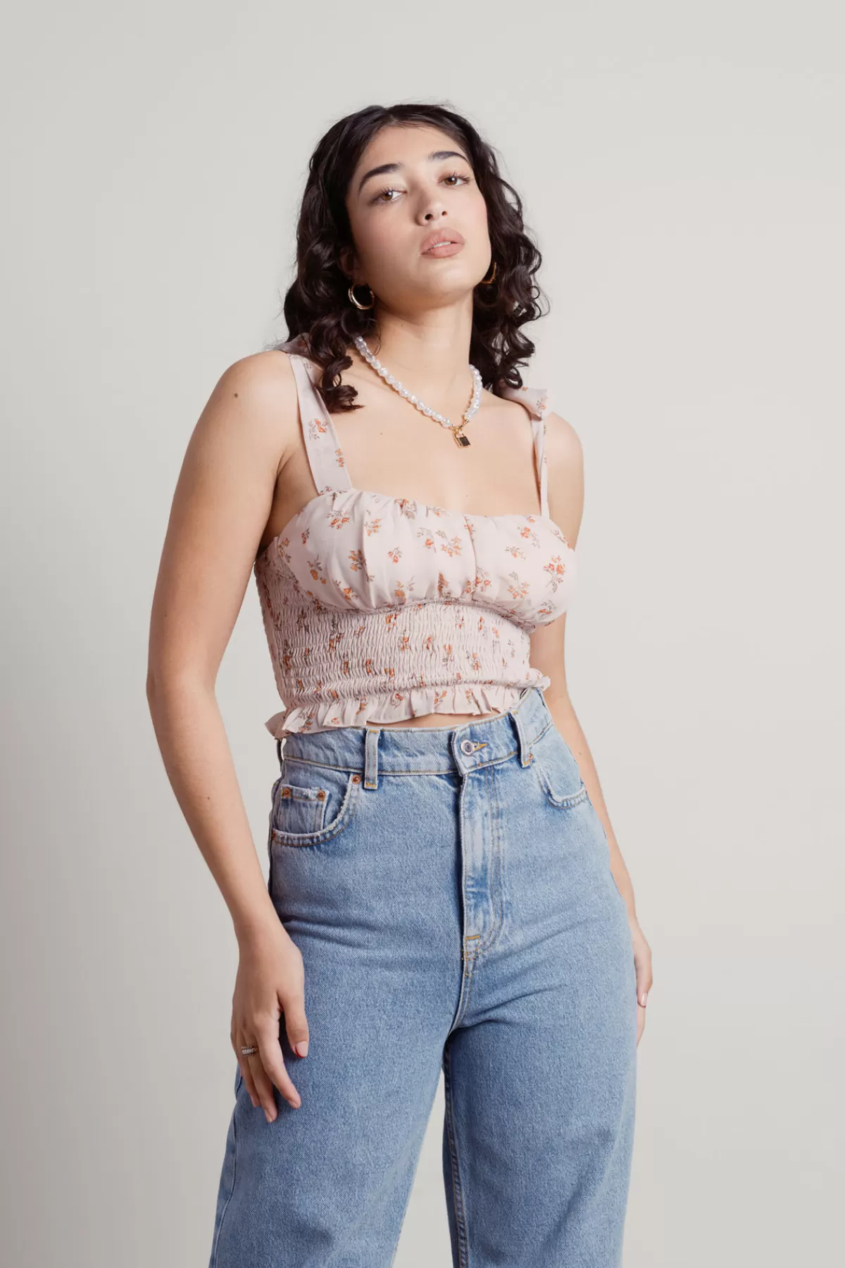 Tobi Pia Crop Top - Ivory* Resort Wear | Crop Tops