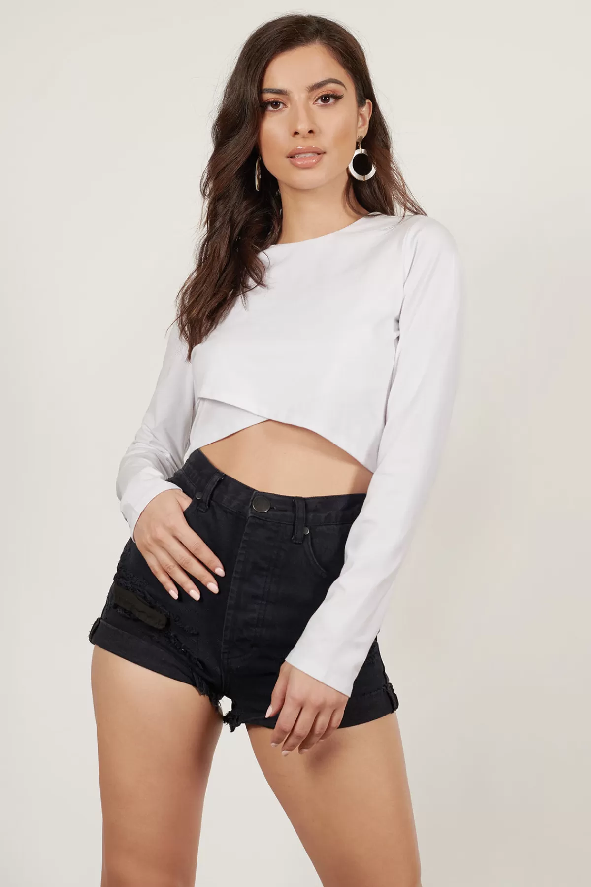 Tobi Play By Play Crop Top - White* Going Out Tops | Crop Tops