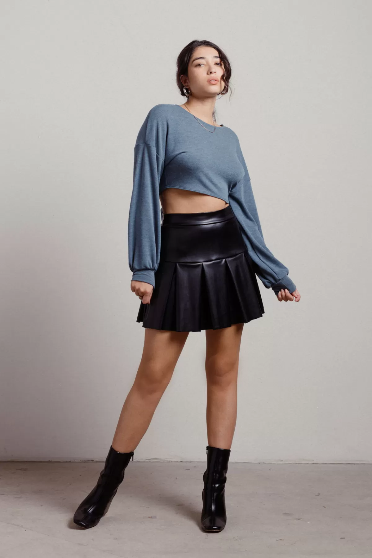 Tobi Player Crop Top - * Long Sleeve Tops | Backless Tops