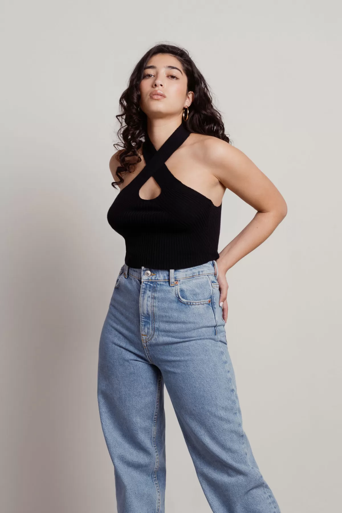 Tobi Polly Crop Top - Green* Holiday Gift Guide | Going Out Tops