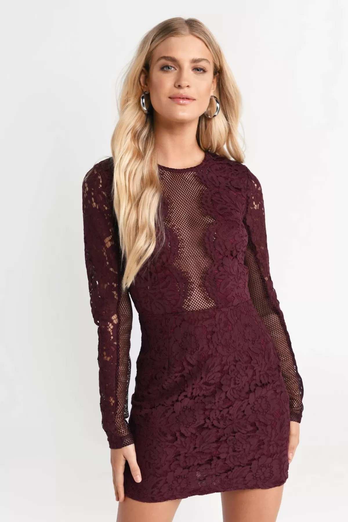 Tobi Raven Lace Bodycon Mini Dress - * Valentines Day Outfits | Halloween Outfits