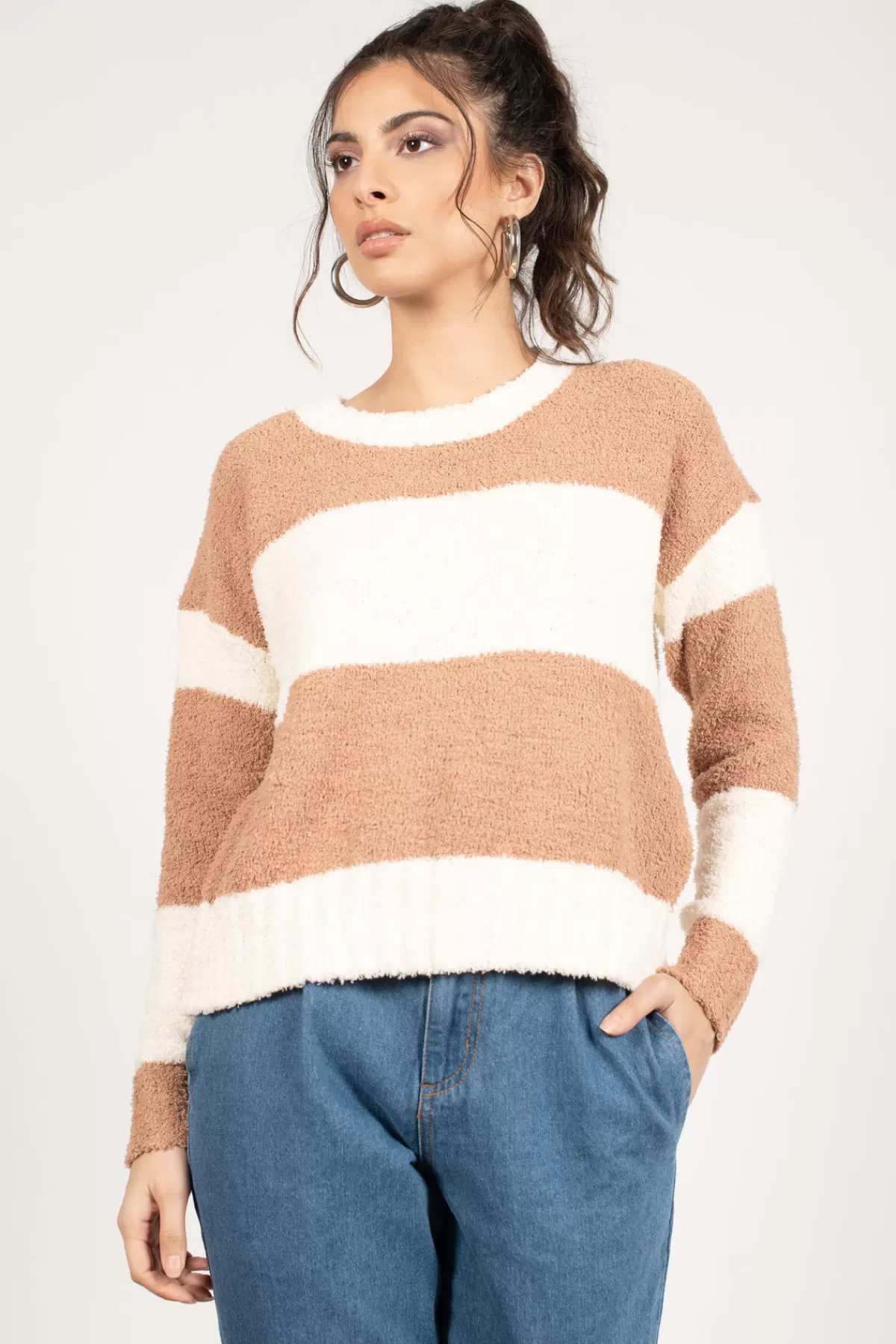 Tobi Ready Or Not Stripe Sweater - * Long Sleeve Tops | Sweaters & Cardigans