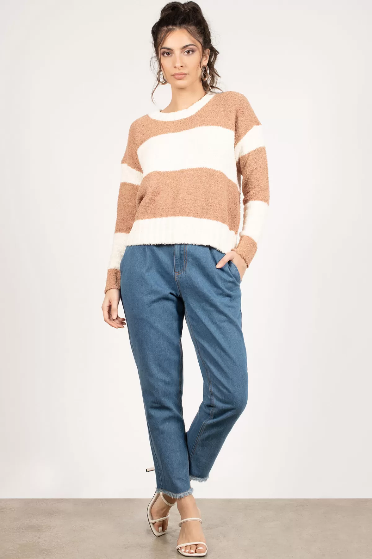 Tobi Ready Or Not Stripe Sweater - * Long Sleeve Tops | Sweaters & Cardigans