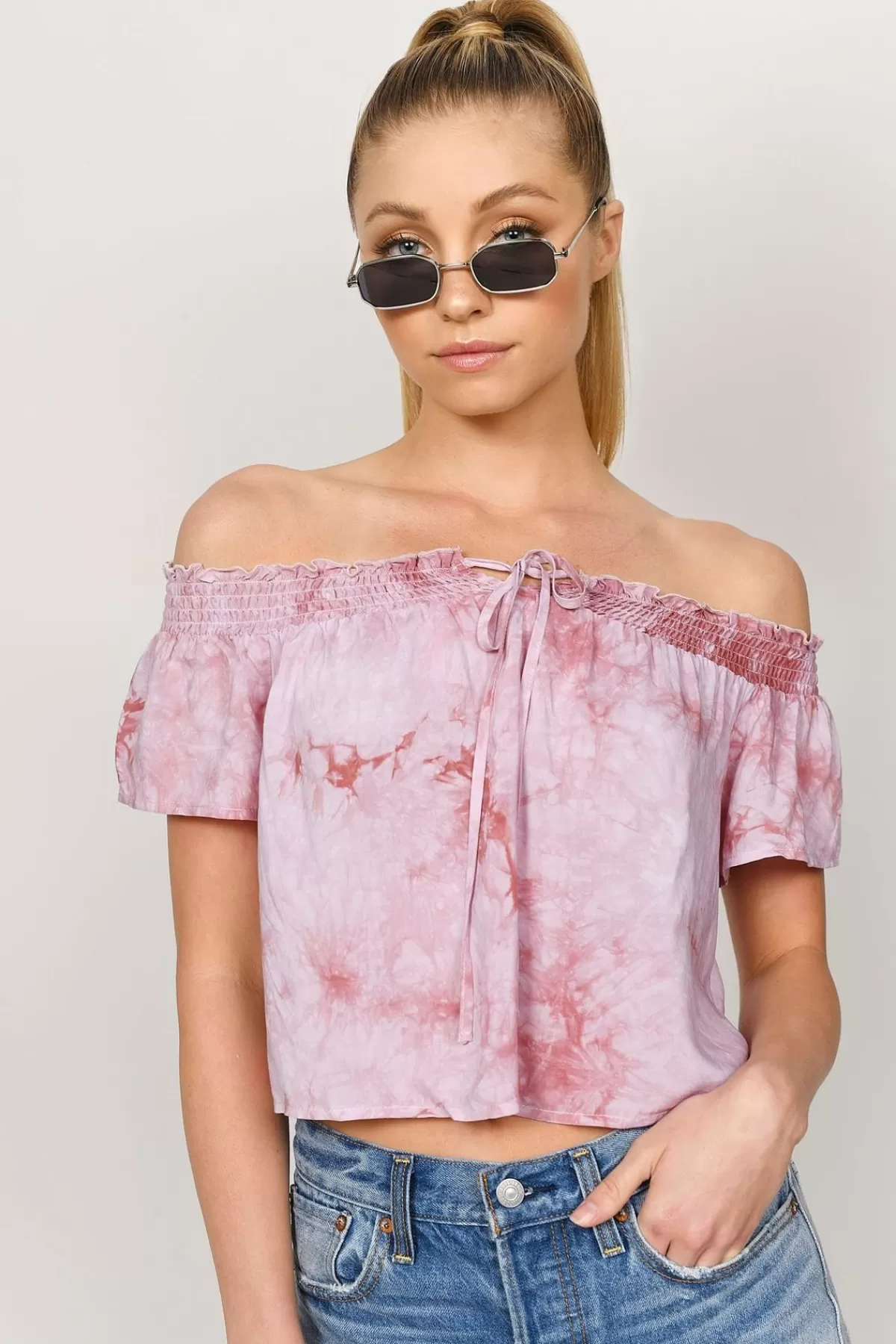 Tobi Rebecca Tie Dye Top - Mauve* Beach Vacation Outfits | Blouses & Shirts