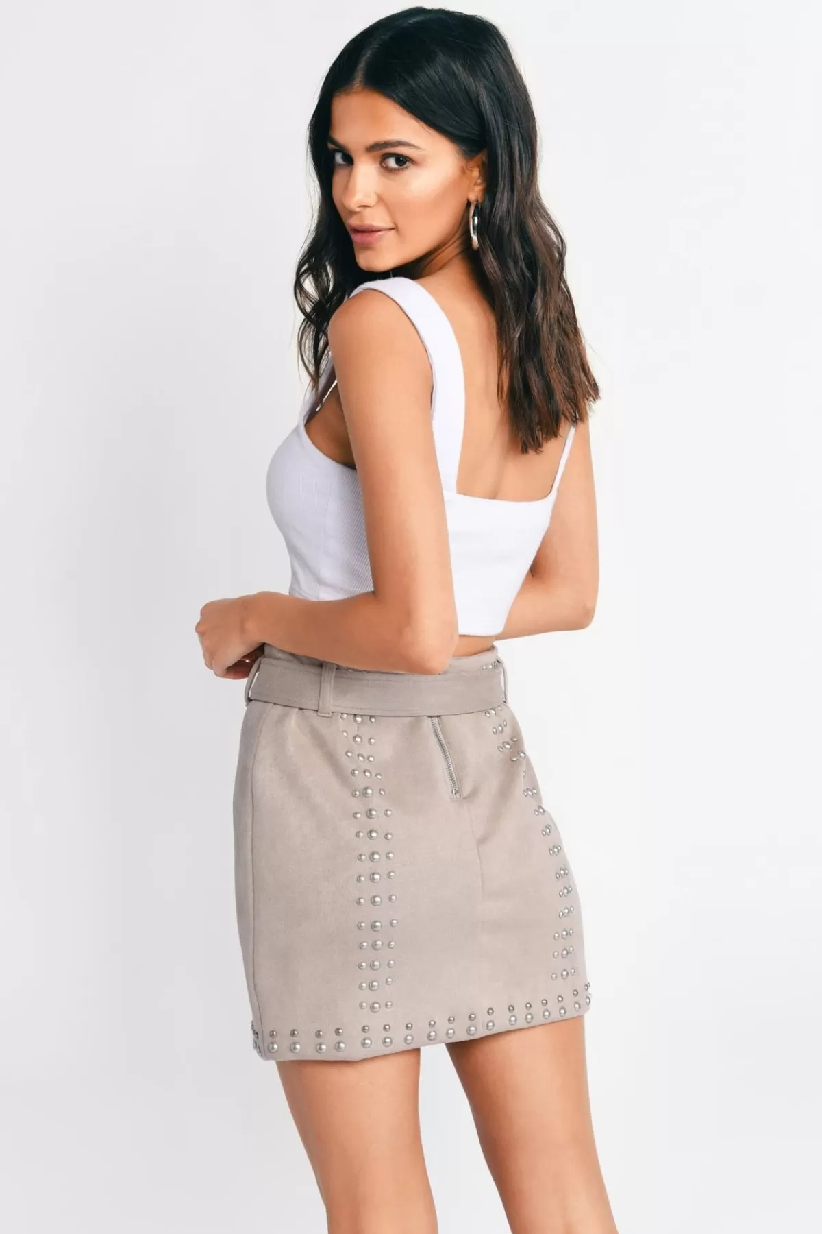 Tobi Renée Studded Mini Skirt - * Skirts