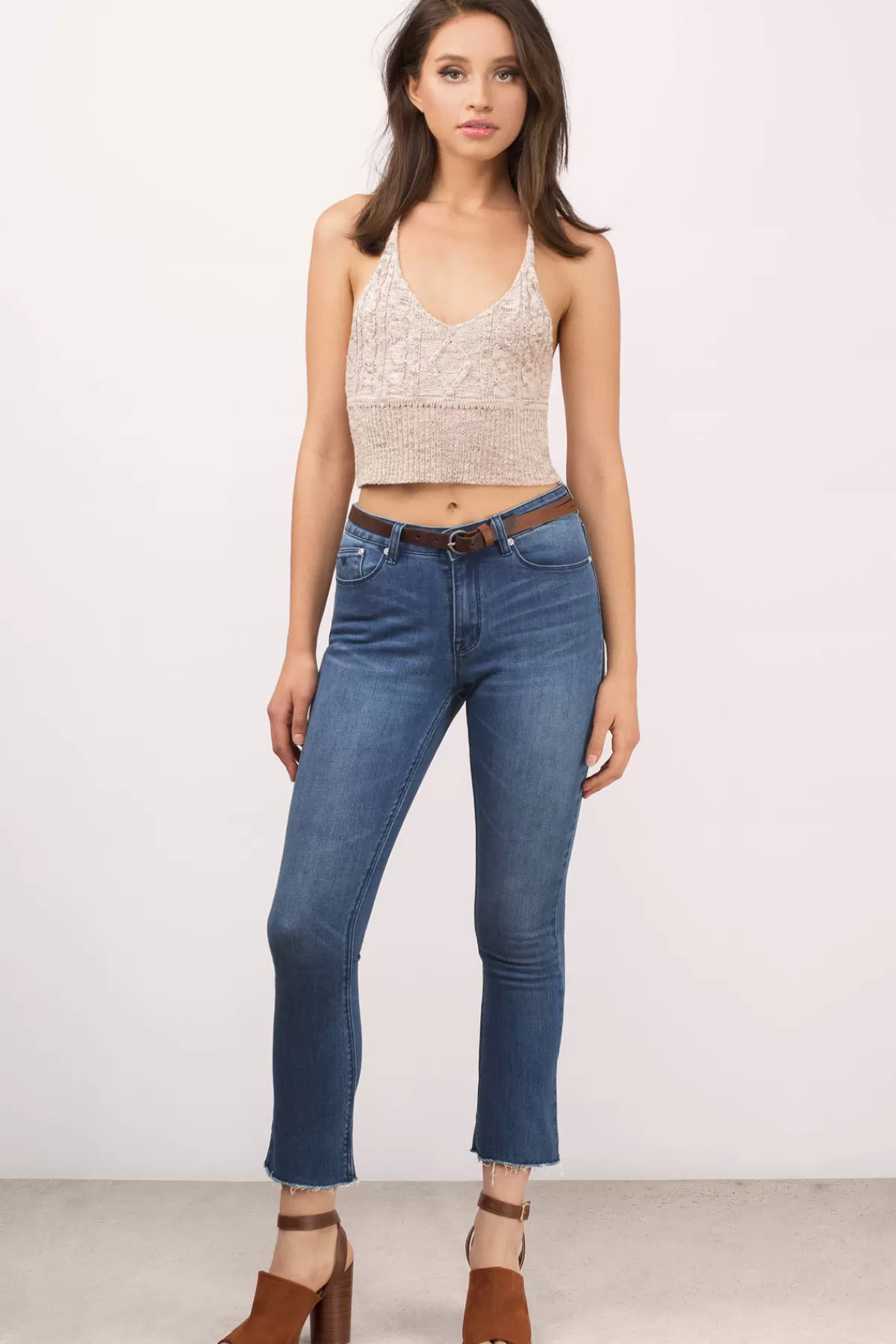 Tobi RES Denim Those Days Cropped Pants - * Pants | Denim