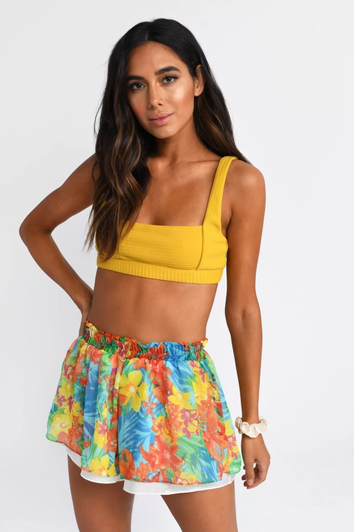 Tobi Rhodes Tropical Print Shorts - * Shorts