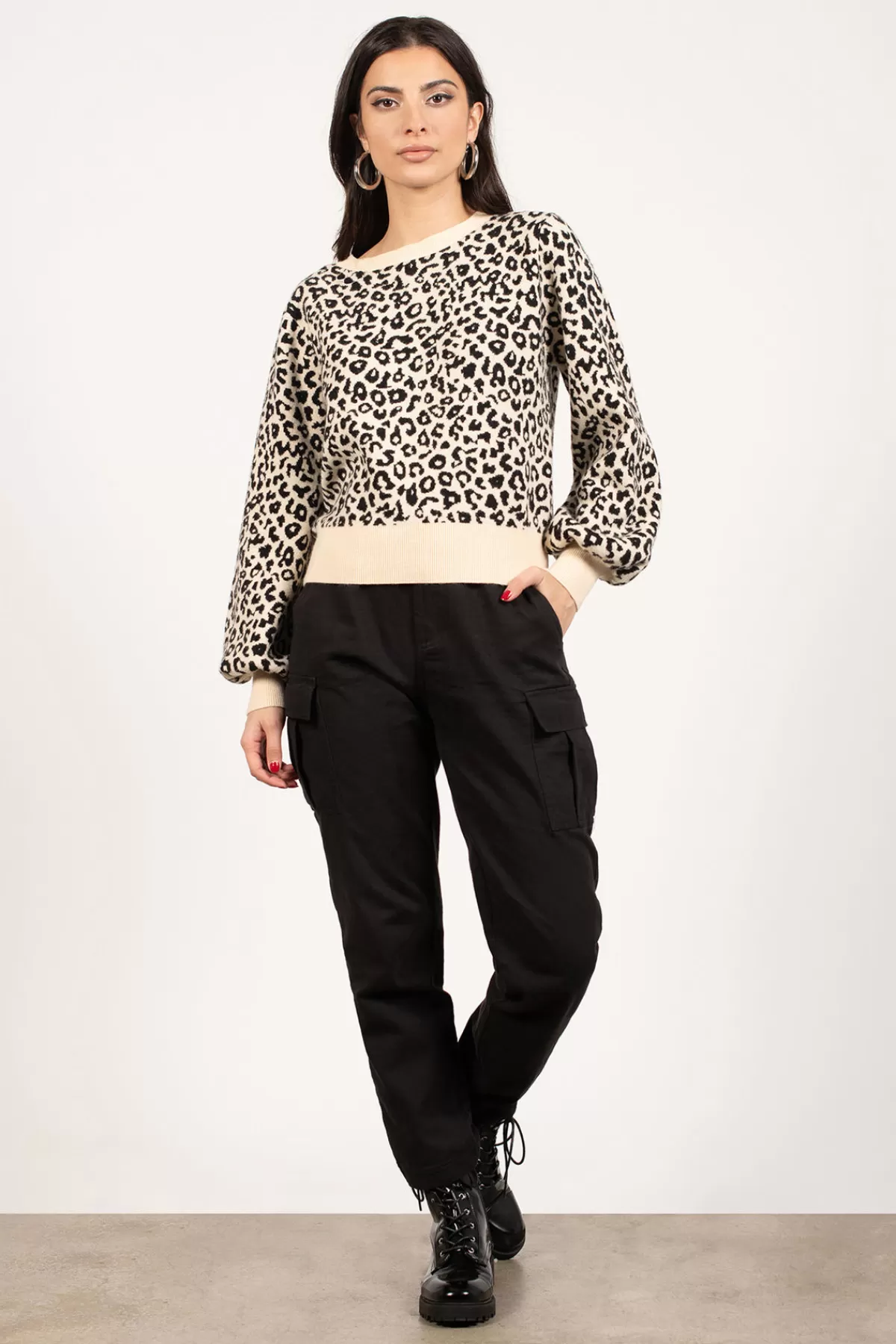 Tobi Ride It Leopard Print Sweater - * Halloween Outfits