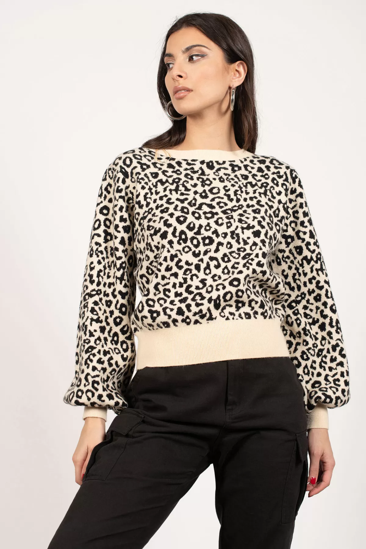 Tobi Ride It Leopard Print Sweater - * Halloween Outfits