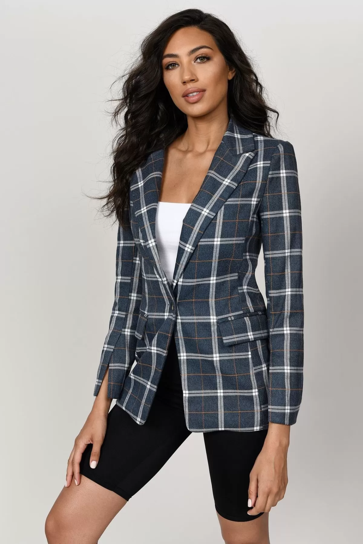 Tobi Robbie Plaid Blazer - * Vacation Shop | Office Outfits