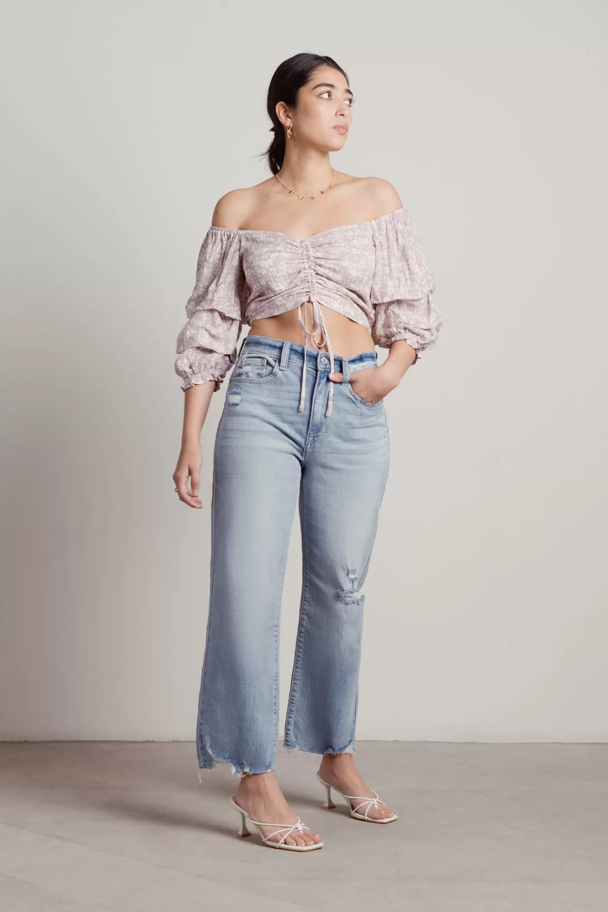 Tobi Rocco Crop Top - * Resort Wear | Off The Shoulder Tops