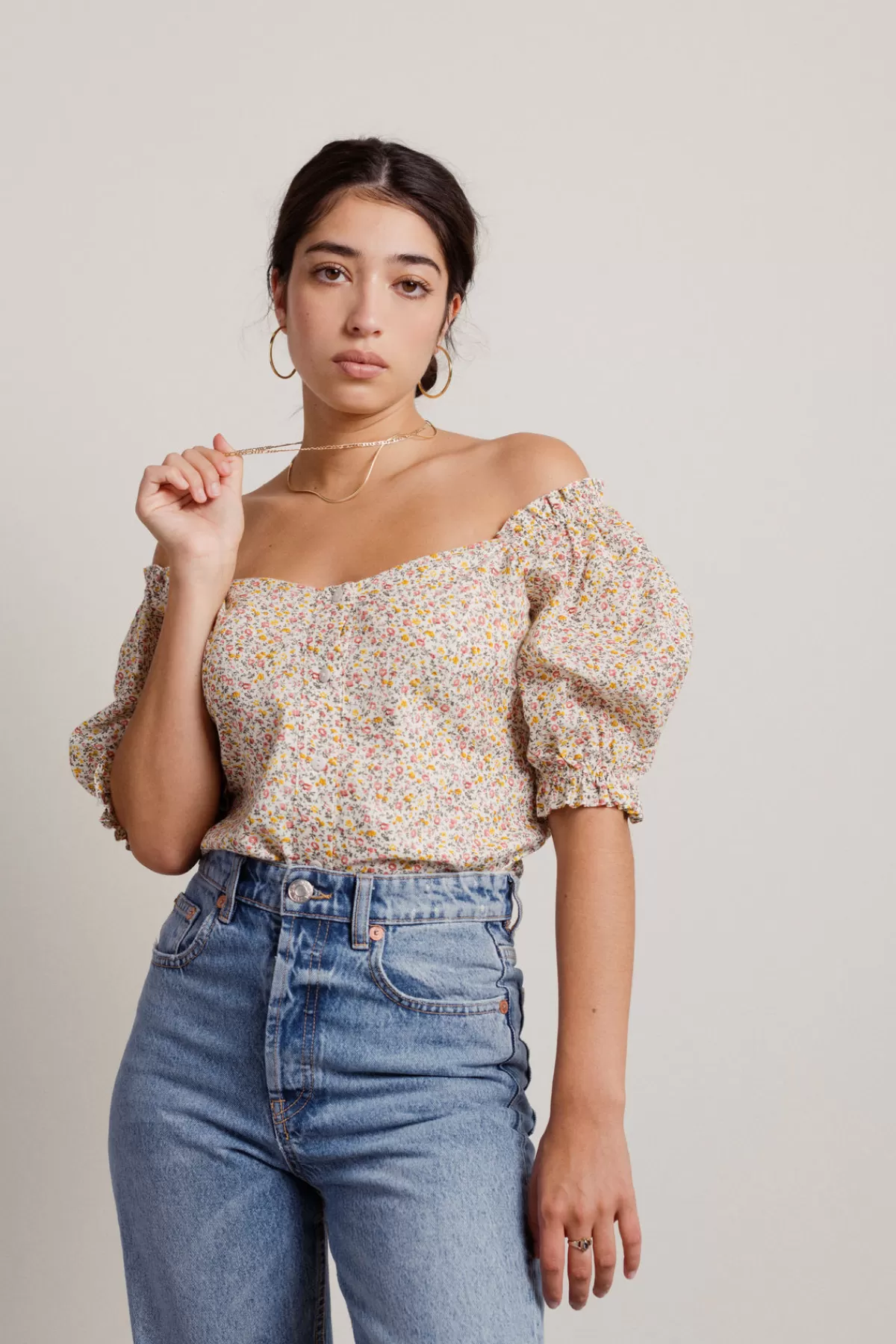 Tobi Romilda Floral Blouse - * Valentines Day Outfits | Blouses & Shirts