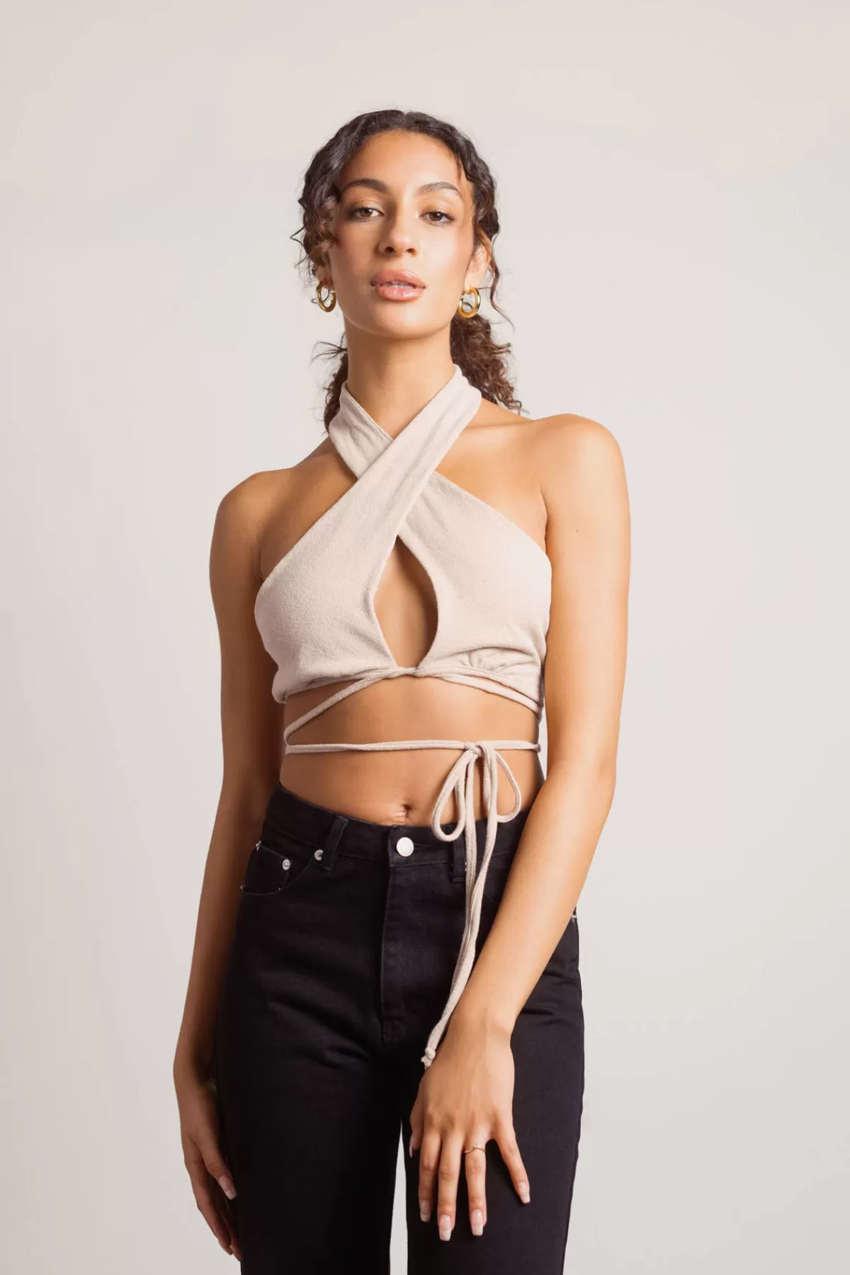 Tobi Sami Crop Top - Brown* Going Out Outfits | Beach Vacation Outfits