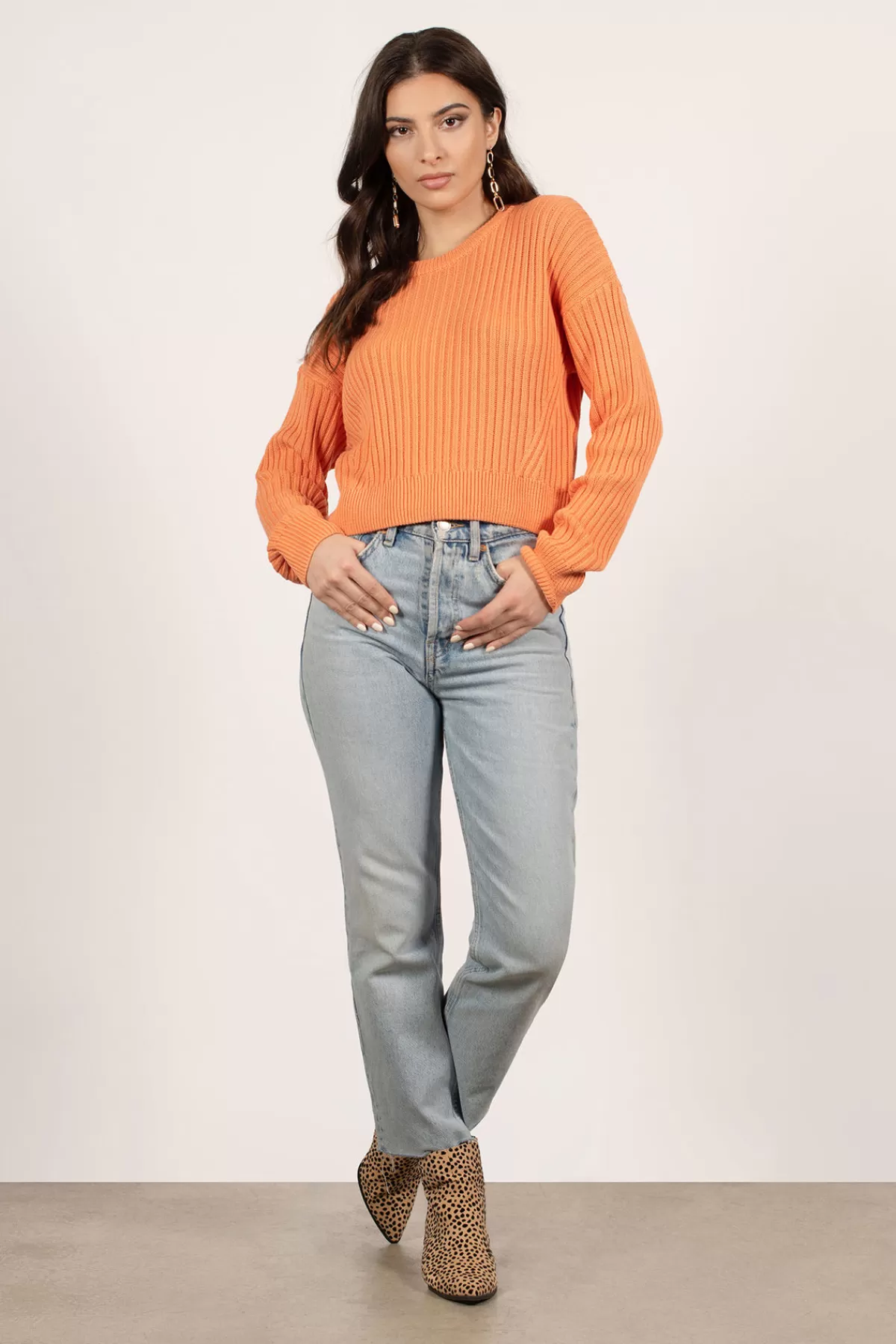 Tobi Sammy Ribbed Sweater - * Long Sleeve Tops | Office Outfits