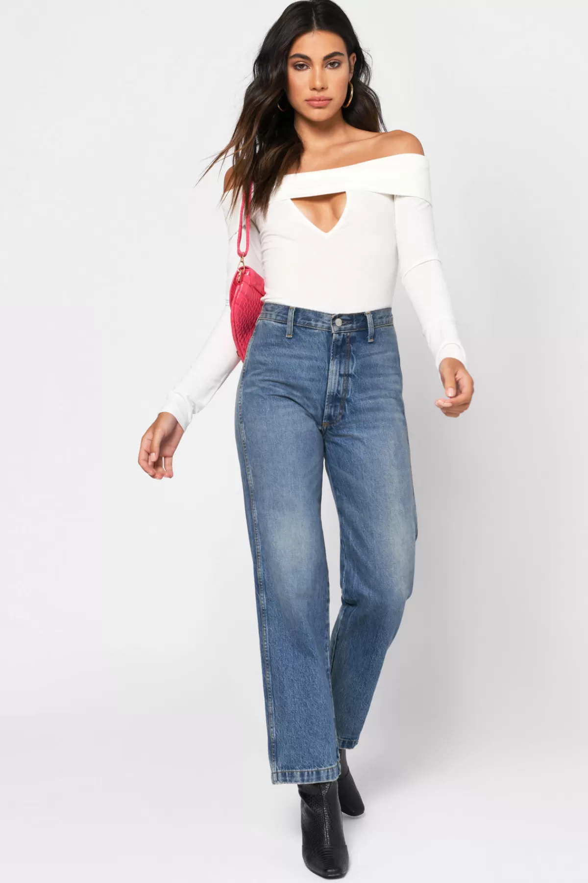 Tobi Secret Of Life Off The Shoulder Top - White* Off The Shoulder Tops | Long Sleeve Tops