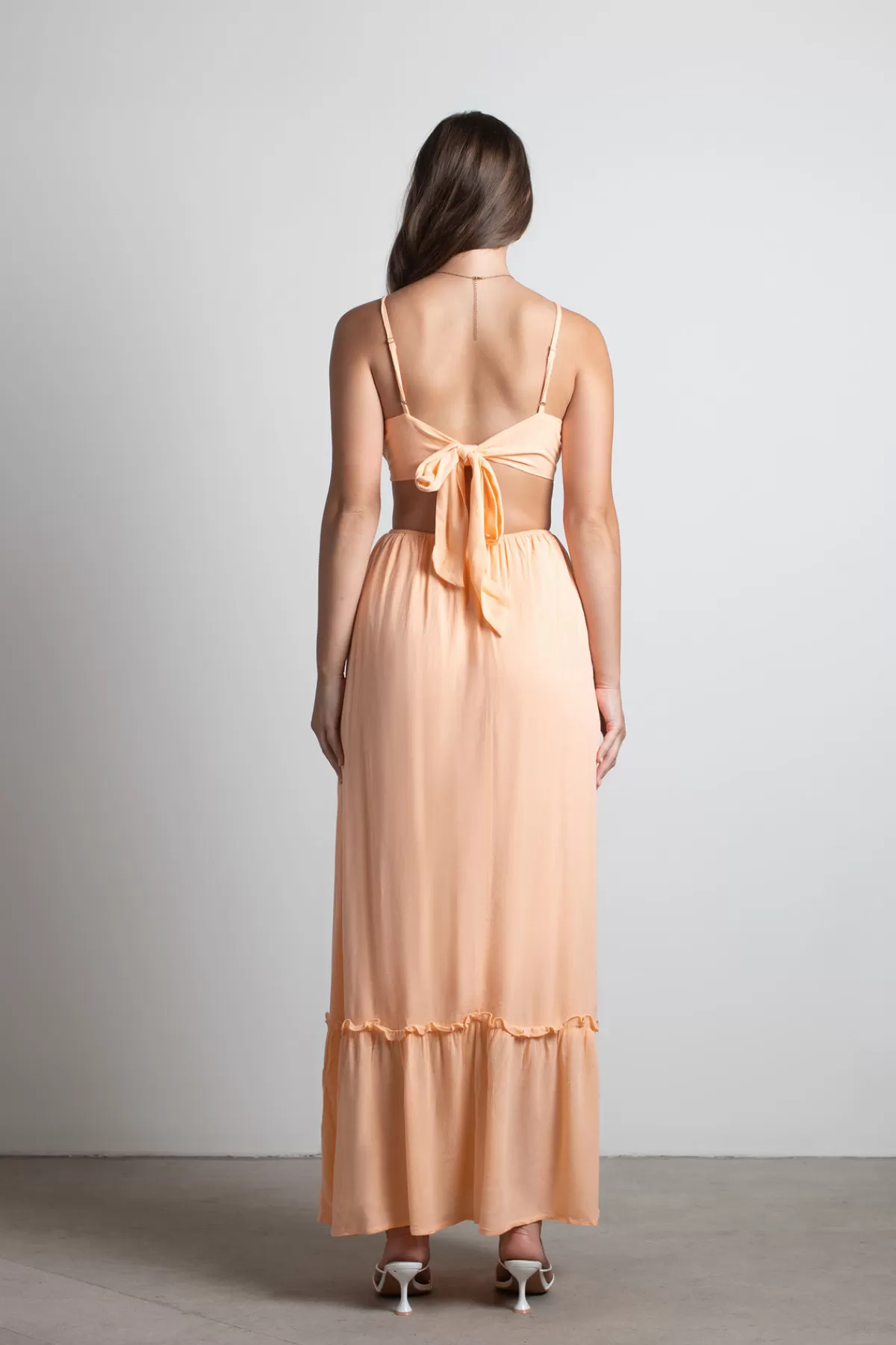 Tobi Sherbert Summer Cutout Tiered Maxi Dress - * Honeymoon Outfits | Bump Friendly Dresses