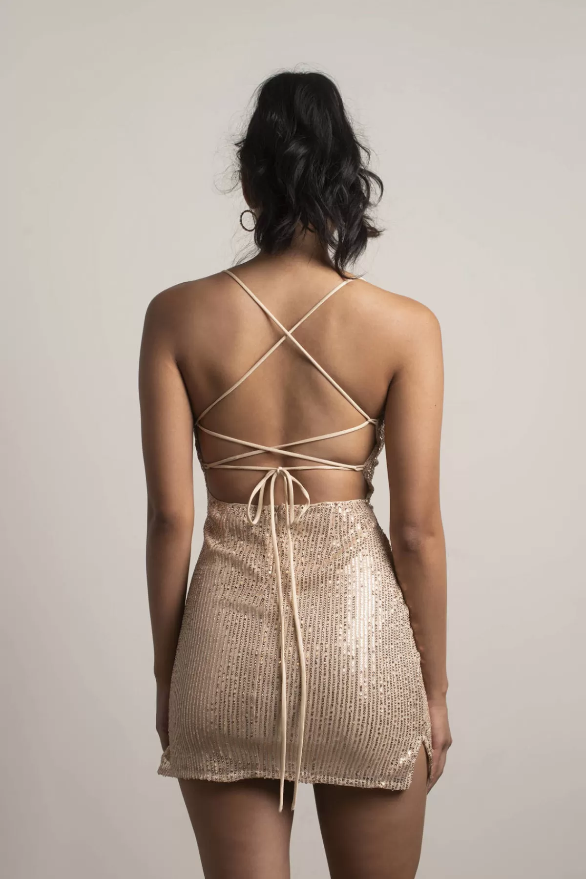 Tobi Show Out Sequin Cross Back Mini Dress - * Bridesmaid Dresses | Graduation Outfits