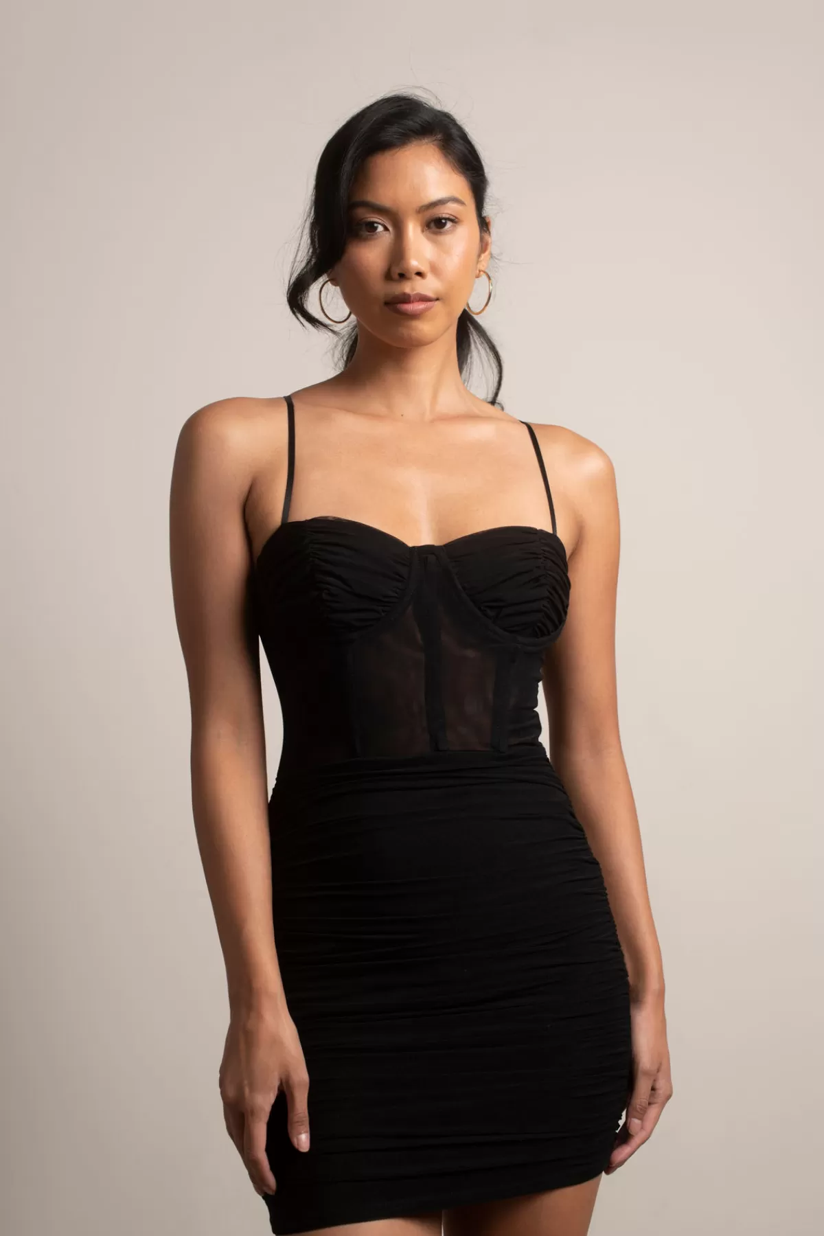 Tobi Showstopper Mesh Corset Mini Dress - * Winter Wedding Guest Dresses | Wedding Guest Dresses