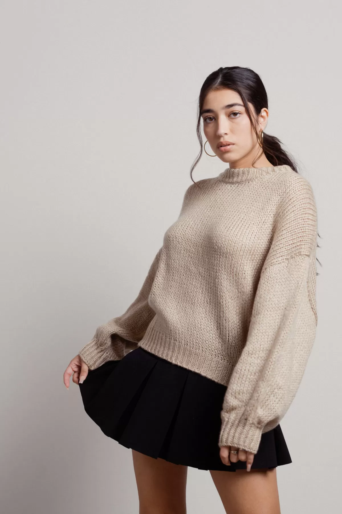 Tobi Simple Days Crew Neck Sweater - * Long Sleeve Tops | Sweaters & Cardigans