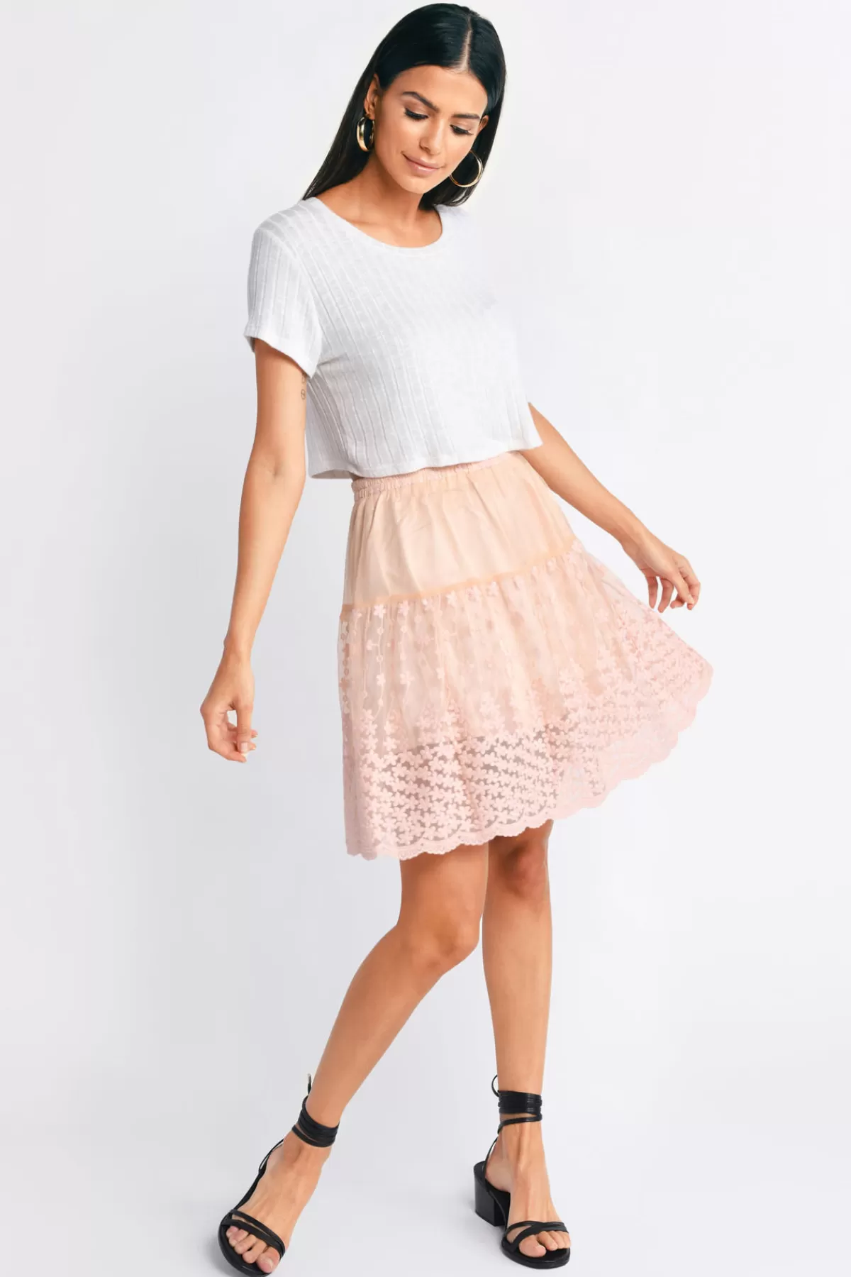 Tobi Simply Yours Lace Mini Skirt - * Valentines Day Outfits | Skirts