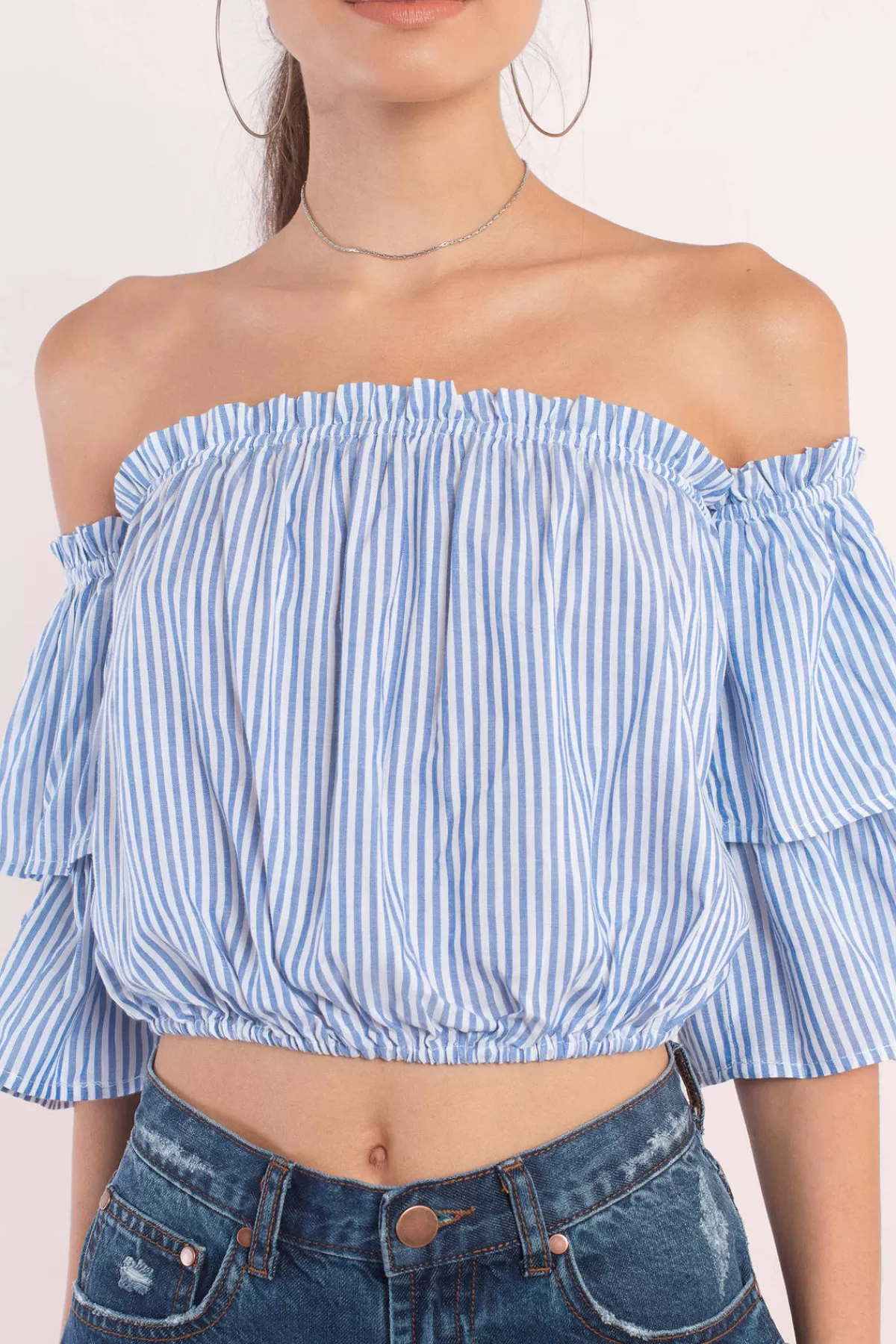 Tobi Sleeve It To Me Off The Shoulder Blouse - * Beach Vacation Outfits | Off The Shoulder Tops