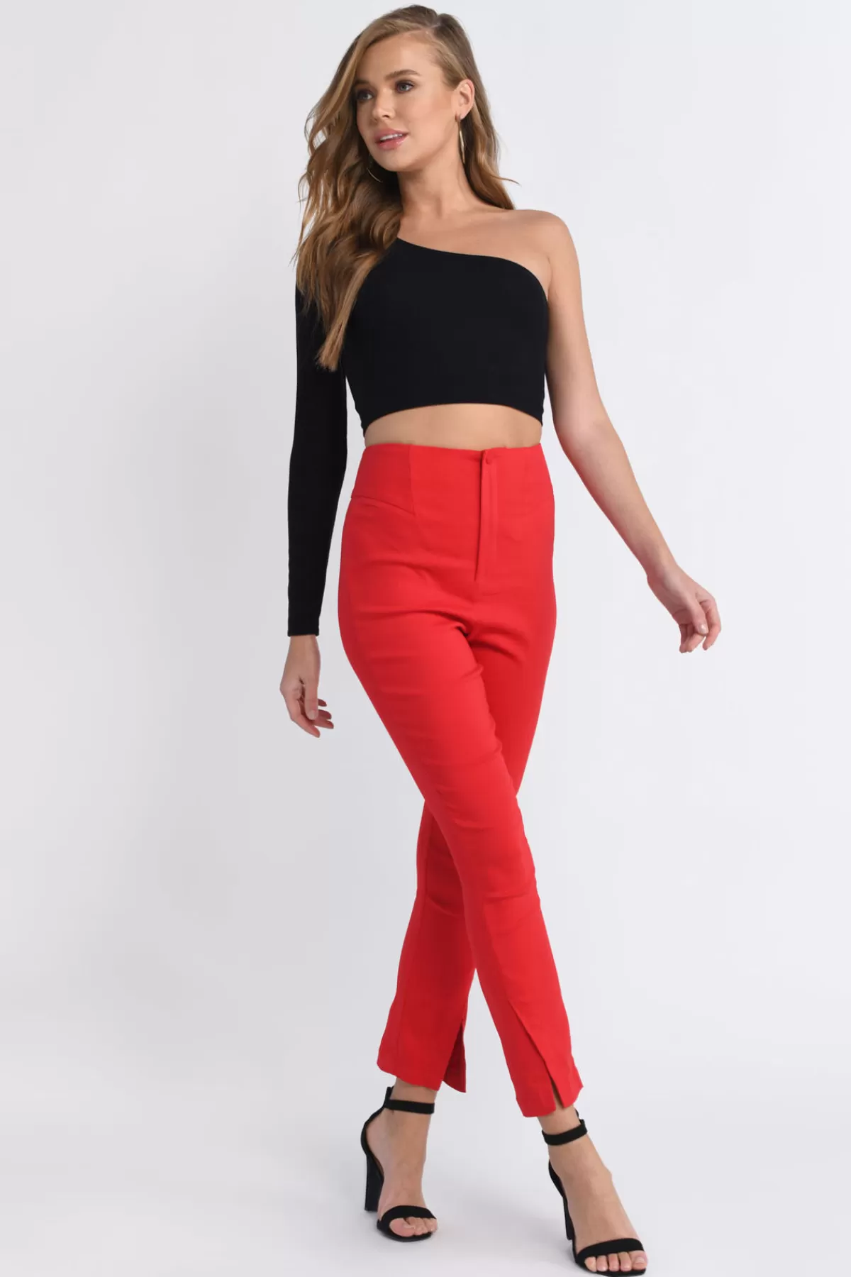 Tobi Slit Down High Waist Pants - * Valentines Day Outfits | Halloween Outfits