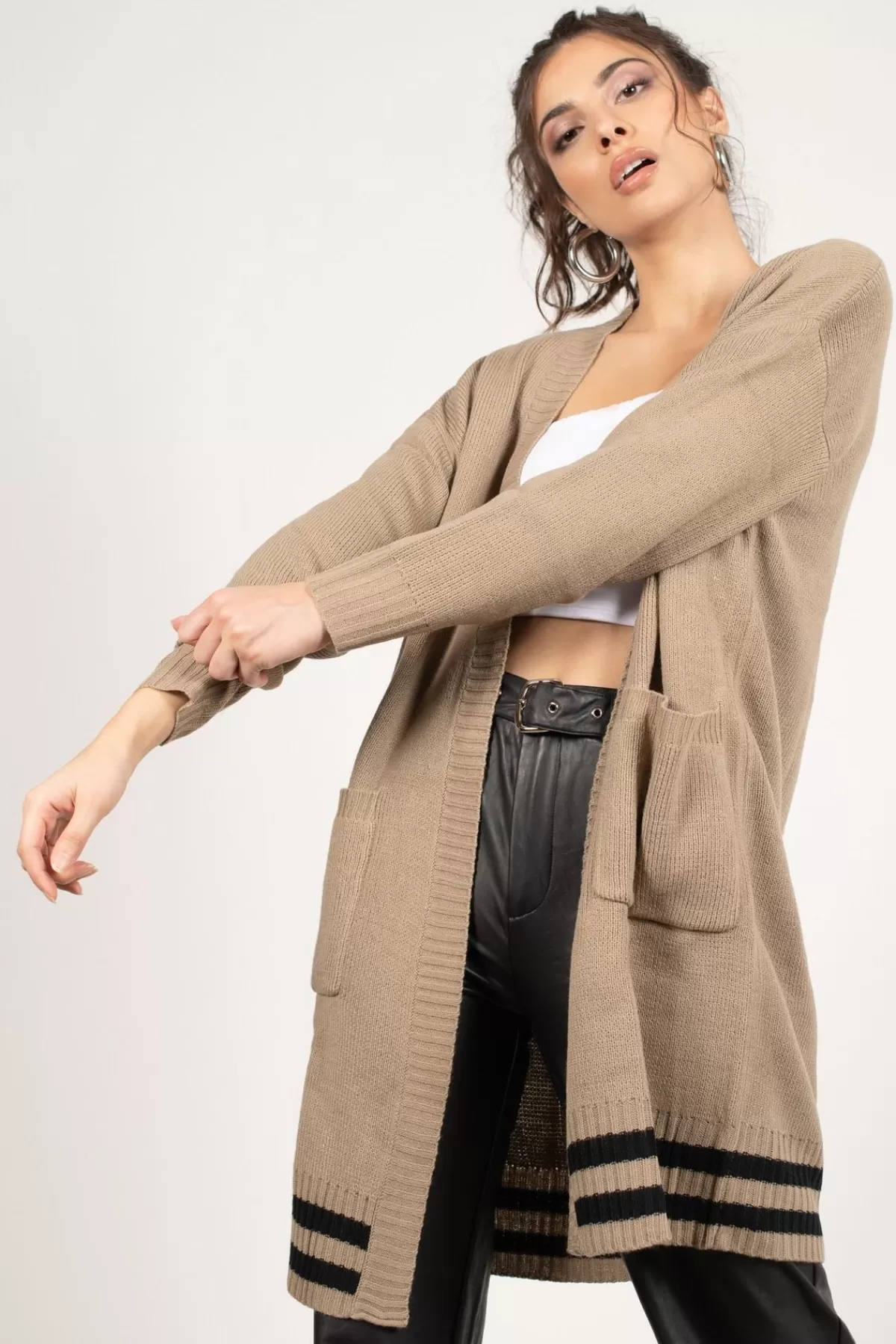 Tobi Snuggle Party Longline Cardigan - * Sweaters & Cardigans