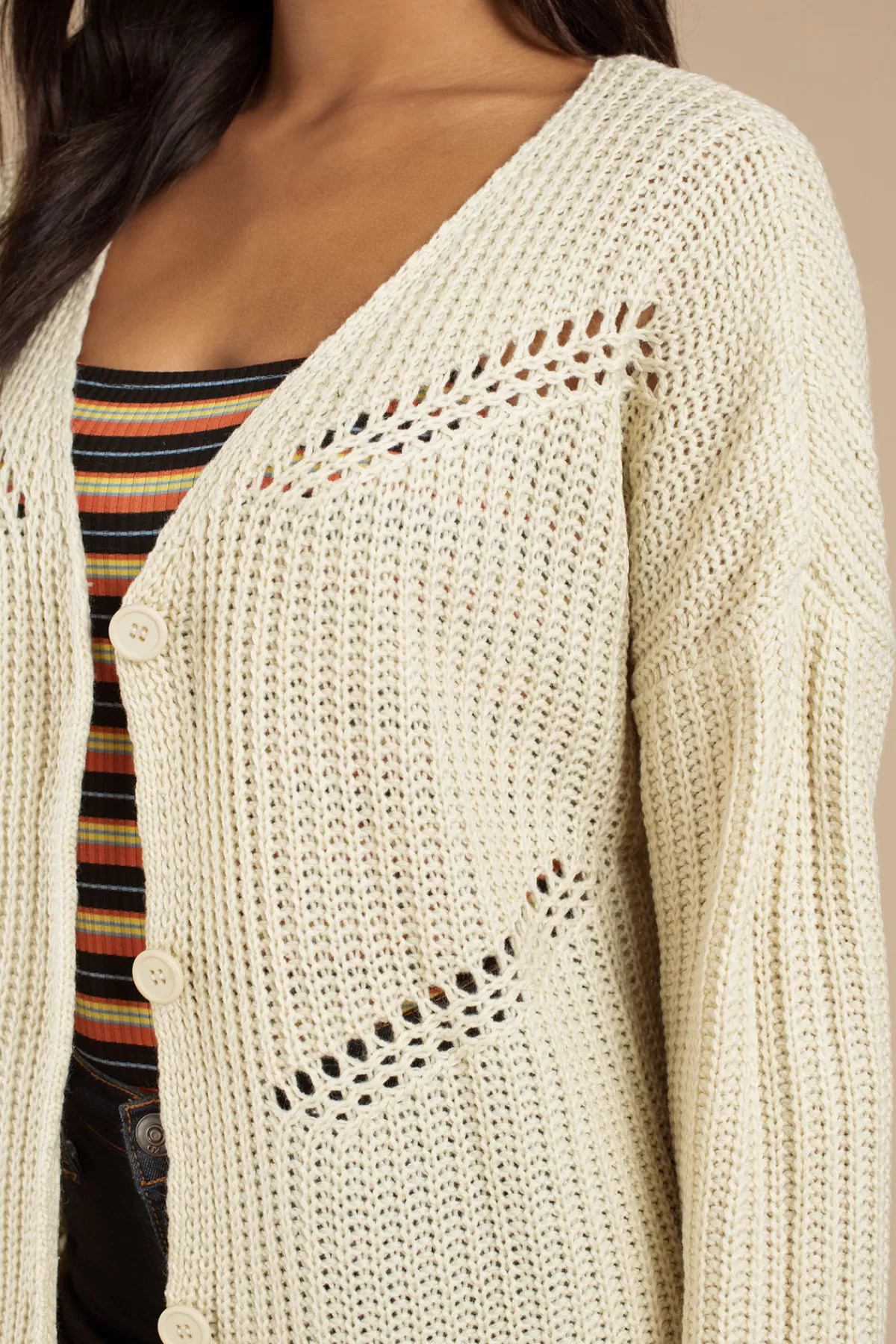 Tobi Spring Equinox Knit Cardigan - * Long Sleeve Tops | Sweaters & Cardigans