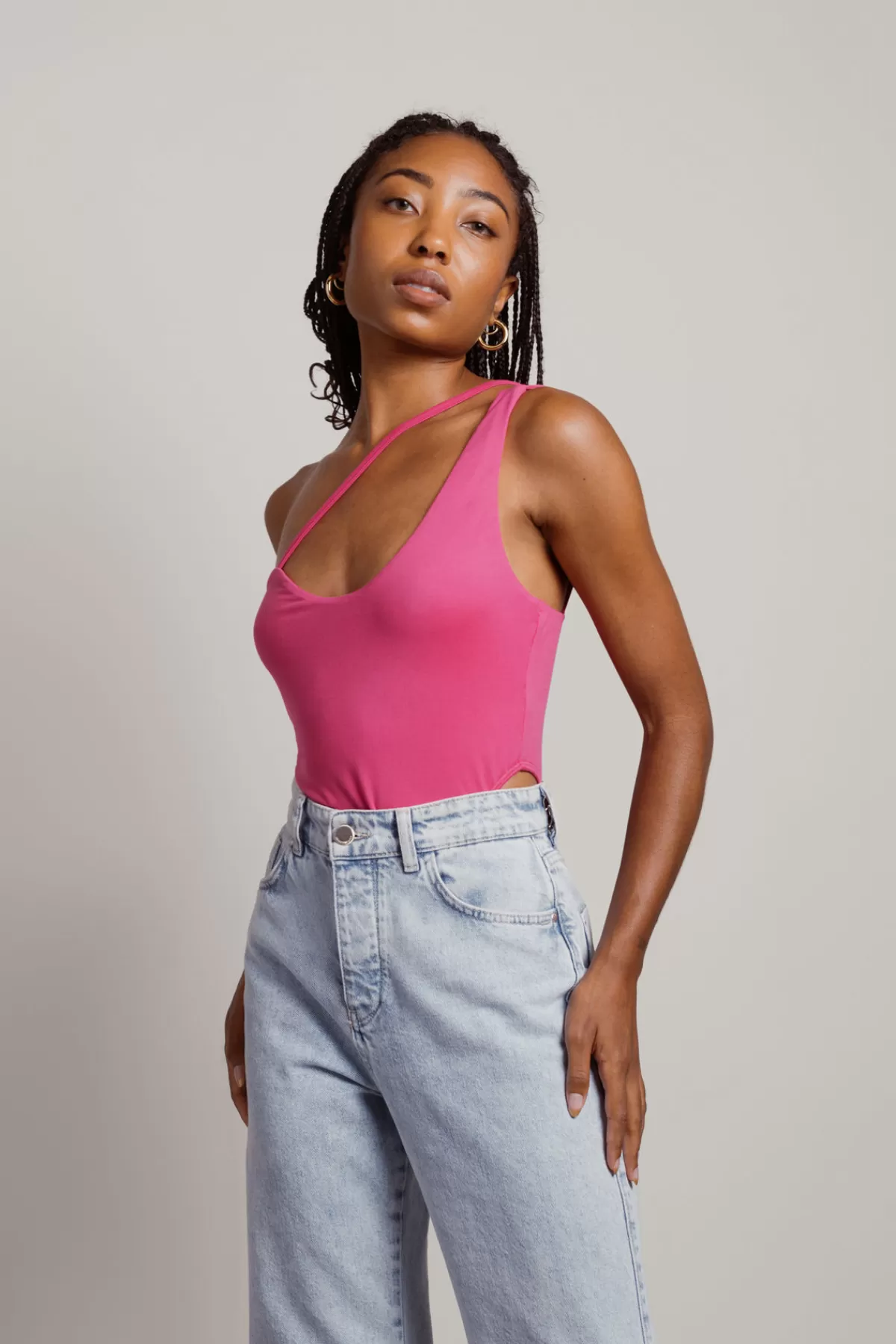 Tobi Summer Baby Asymmetrical Bodysuit - * Valentines Day Outfits | Pink Tops