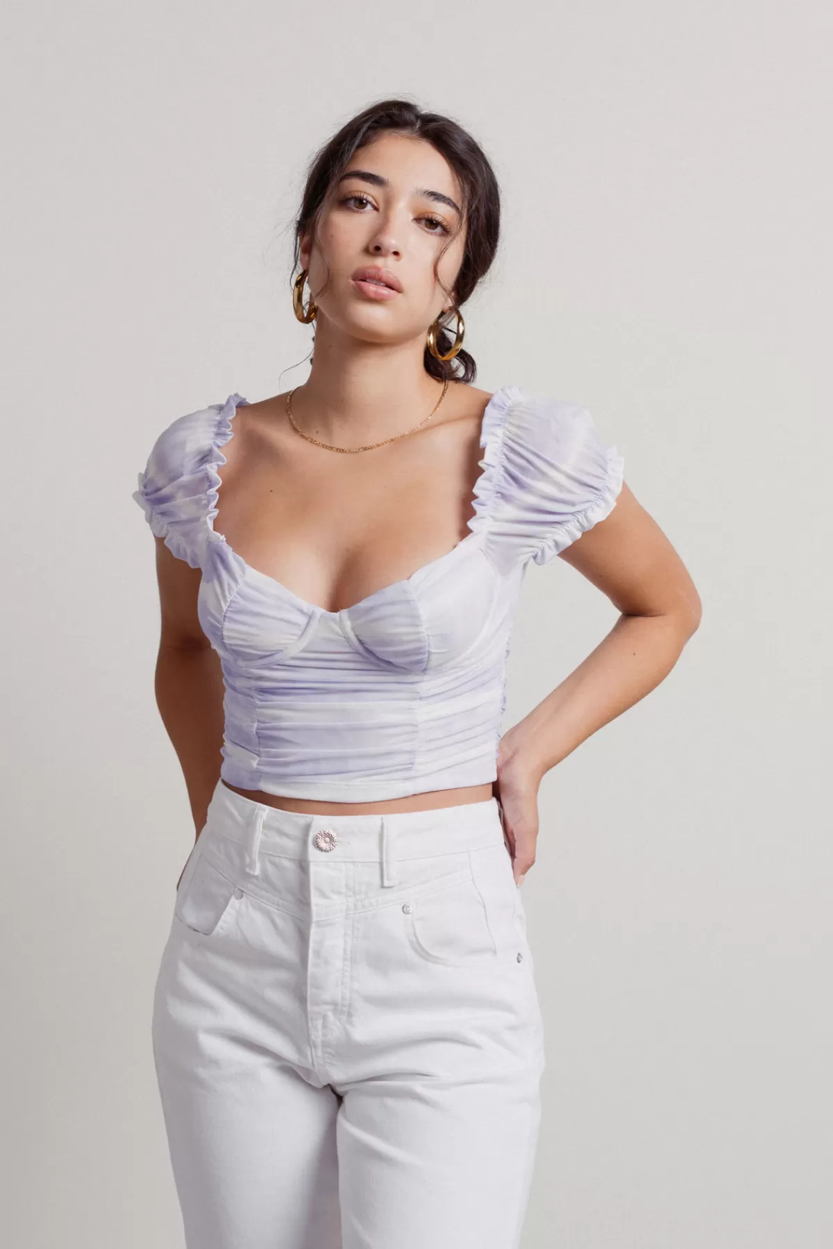 Tobi Sweet Lullaby Bustier Top - * Night Club Outfits | Puff Sleeve Tops