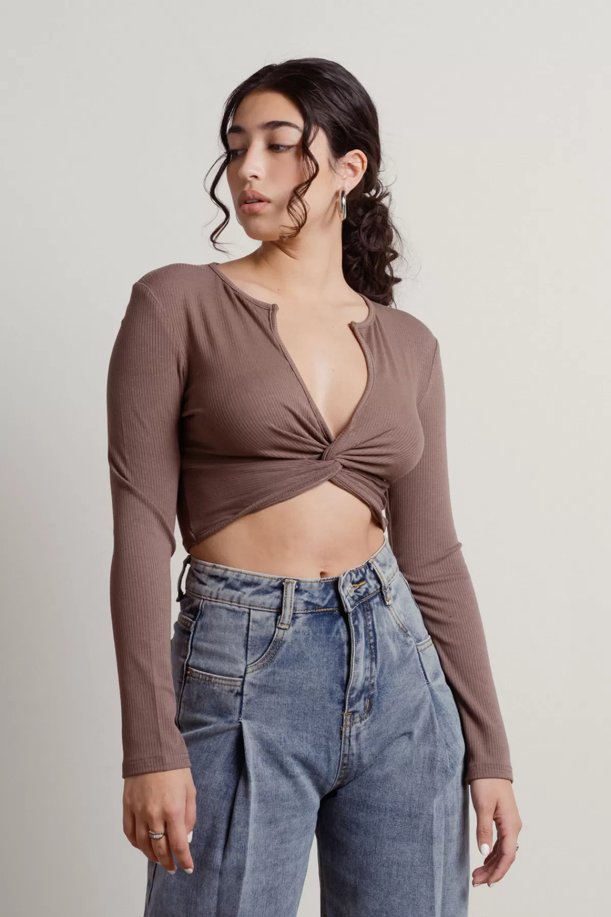 Tobi Switch It Up Crop Top - * Valentines Day Outfits | Long Sleeve Tops