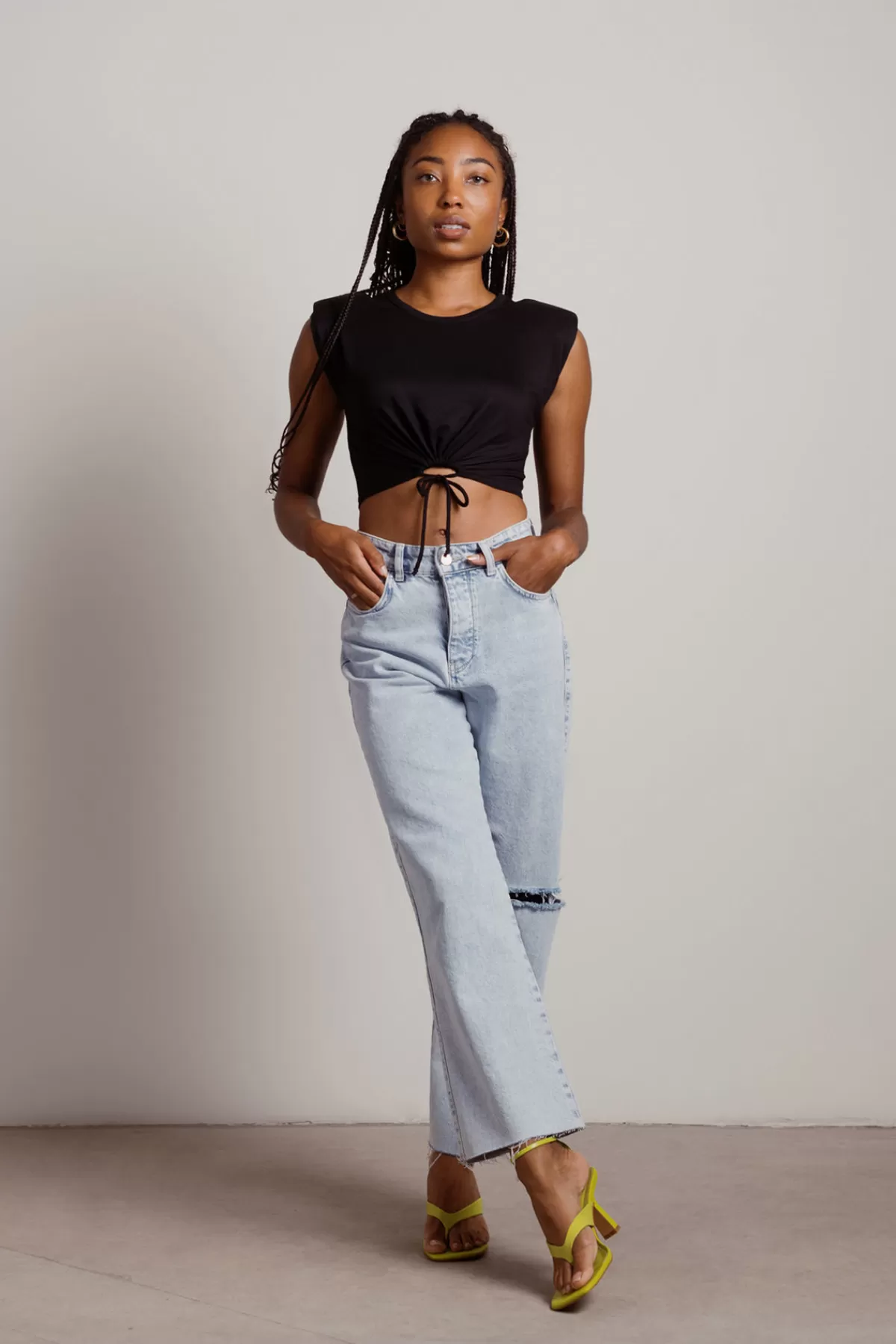 Tobi Take A Break Crop Top - Ivory* Crop Tops | Halloween Outfits