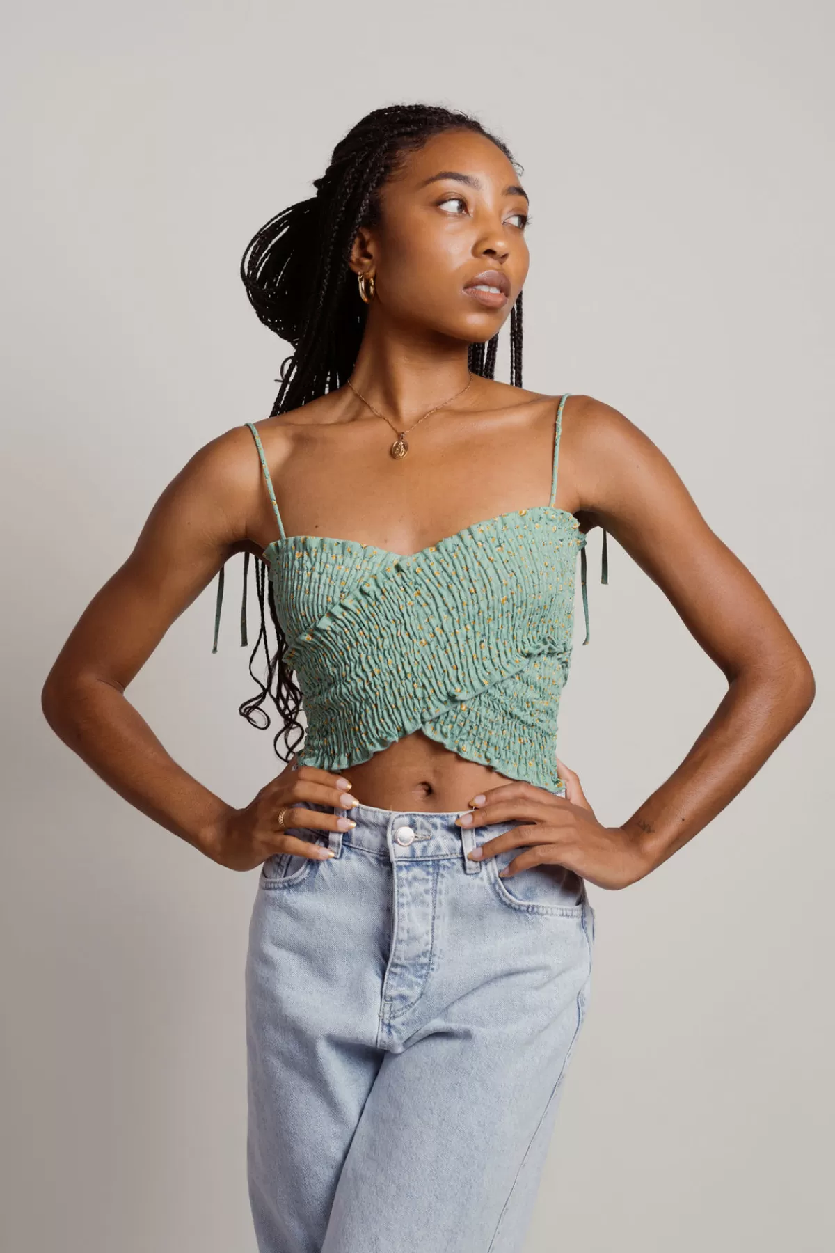 Tobi Take It Away Crop Top - Yellow* Beach Vacation Outfits | Birthday Outfits