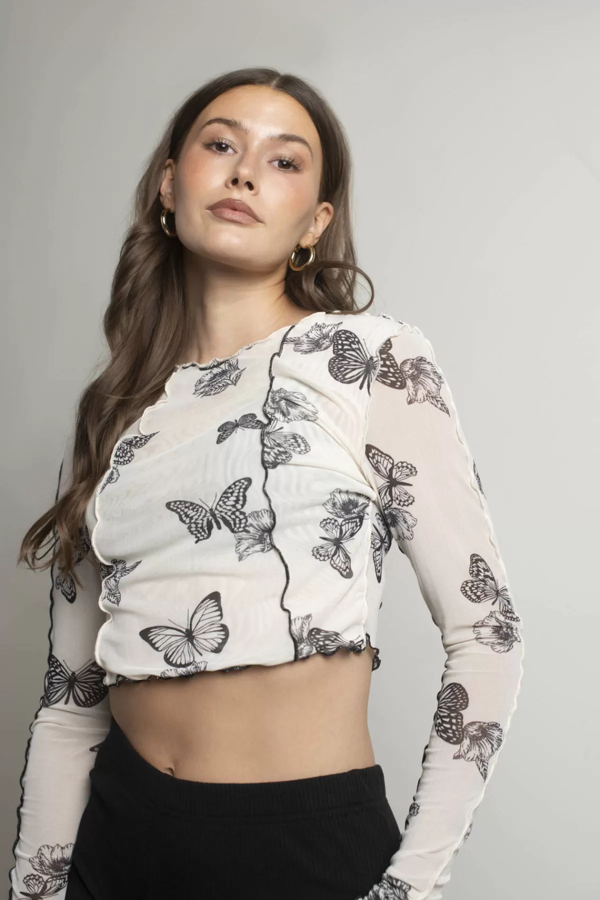 Tobi The Collector Crop Top - * Holiday Gift Guide | Mesh Tops