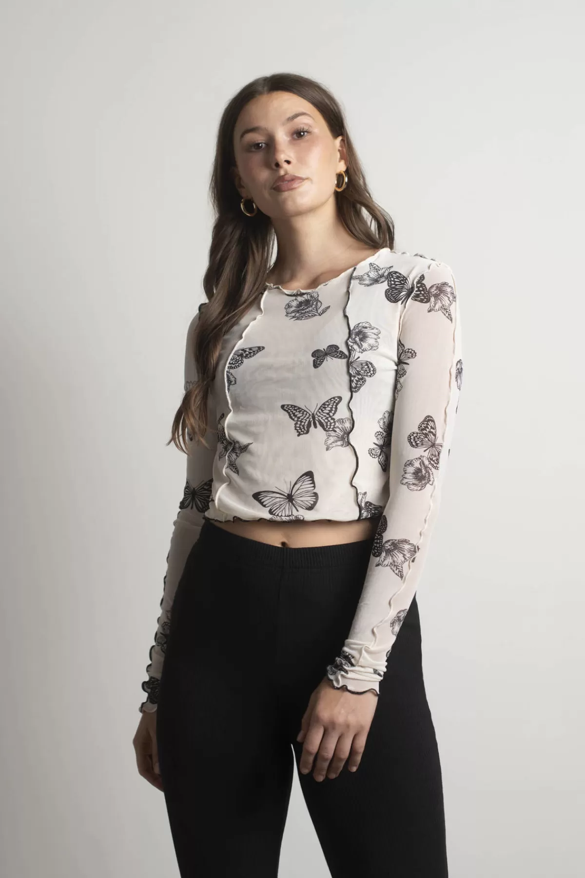 Tobi The Collector Crop Top - * Holiday Gift Guide | Mesh Tops