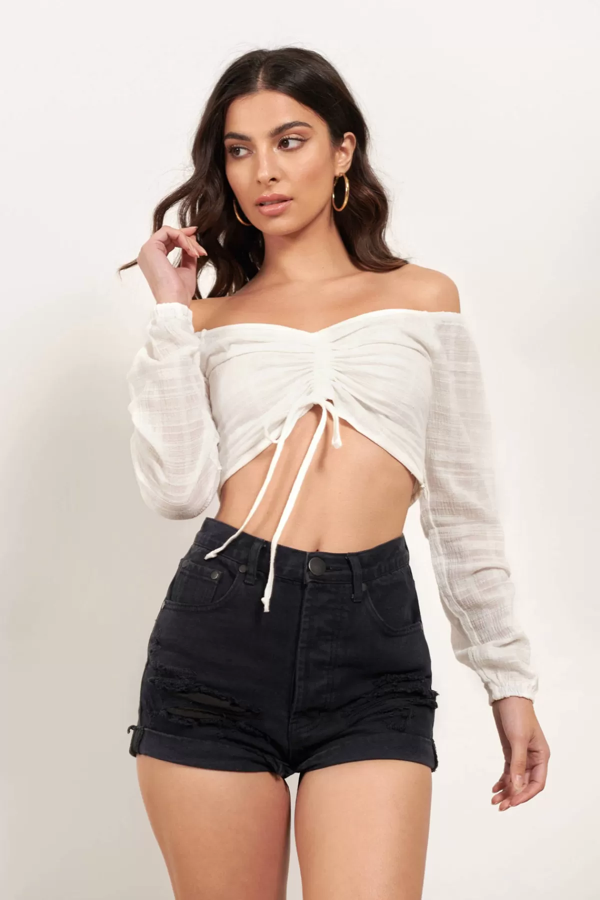 Tobi To My Lover Crop Top - * Beach Vacation Outfits | Off The Shoulder Tops