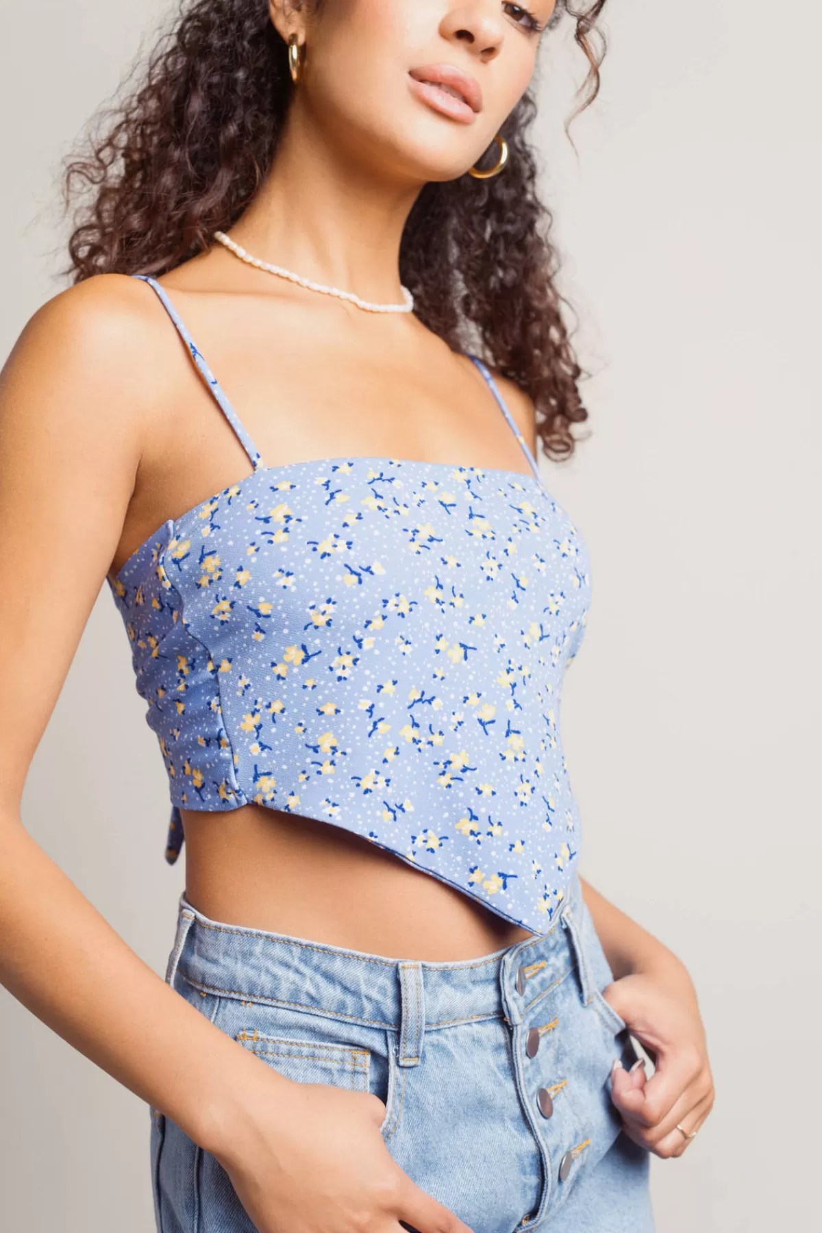 Tobi Told You So Crop Top - Blue* 4Th Of July Fashion | Beach Vacation Outfits