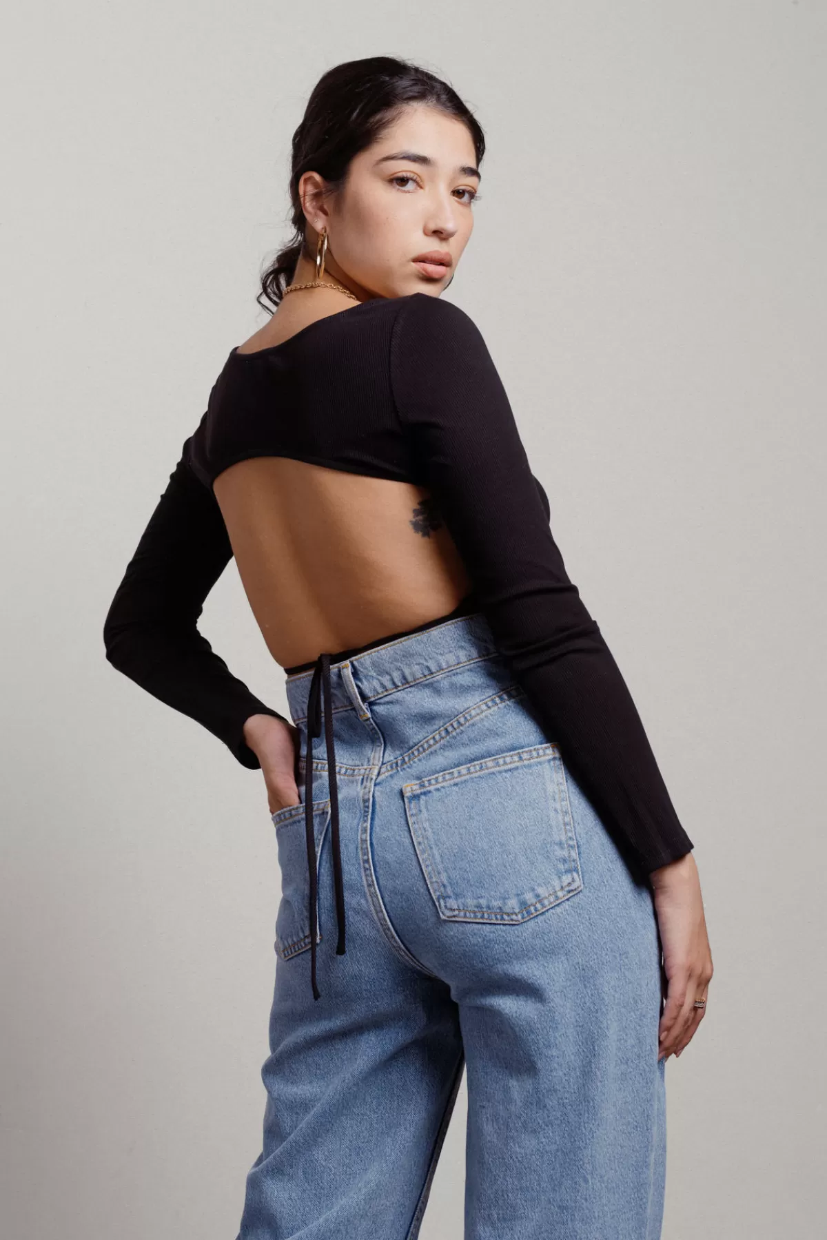 Tobi Tomo Crop Top - Olive* Night Club Outfits | Sexy Tops