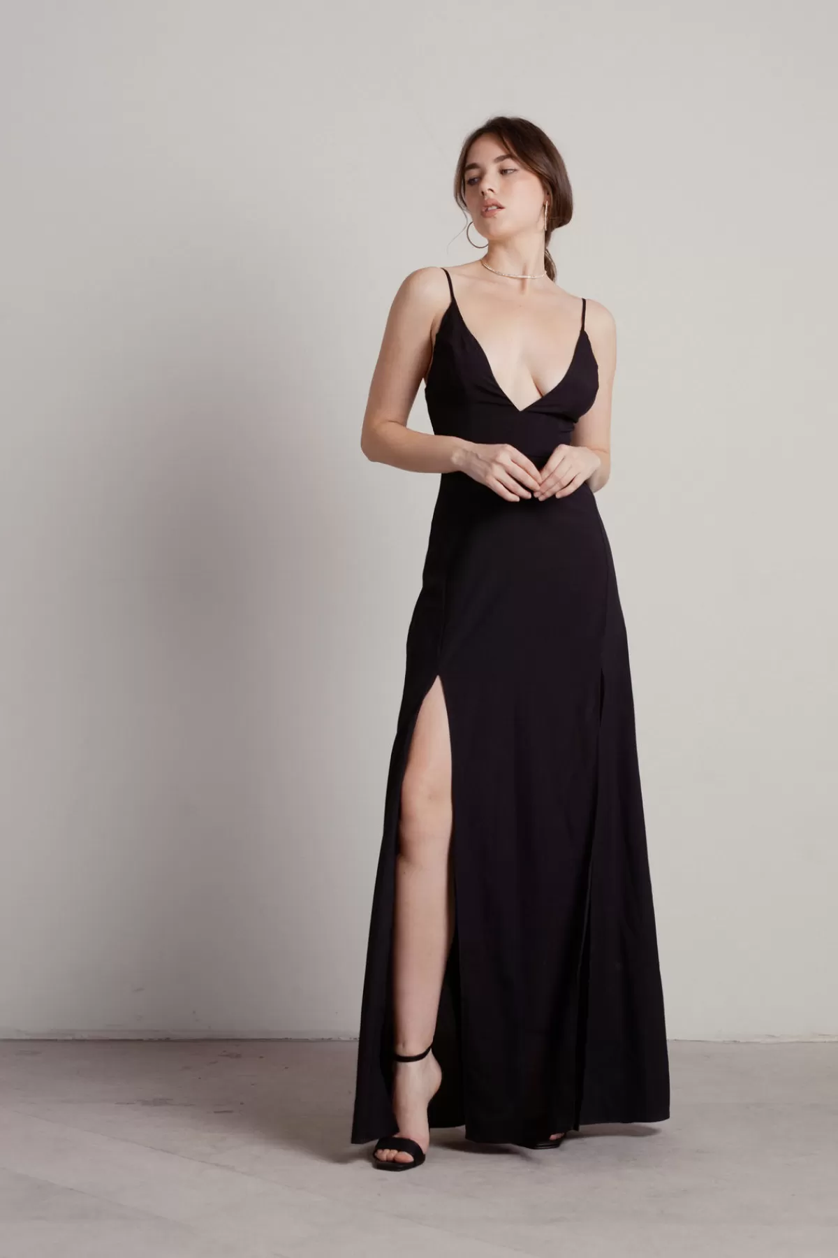 Tobi Under Your Spell Dual Slit Maxi Dress* Mother Of The Bride Groom Dresses | Black Wedding Dresses