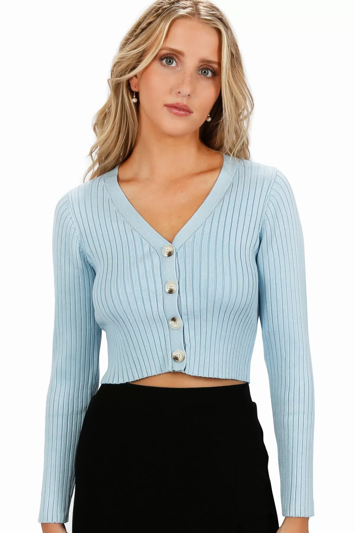 Tobi Venus Ribbed Cardigan - * 4Th Of July Fashion | Long Sleeve Tops