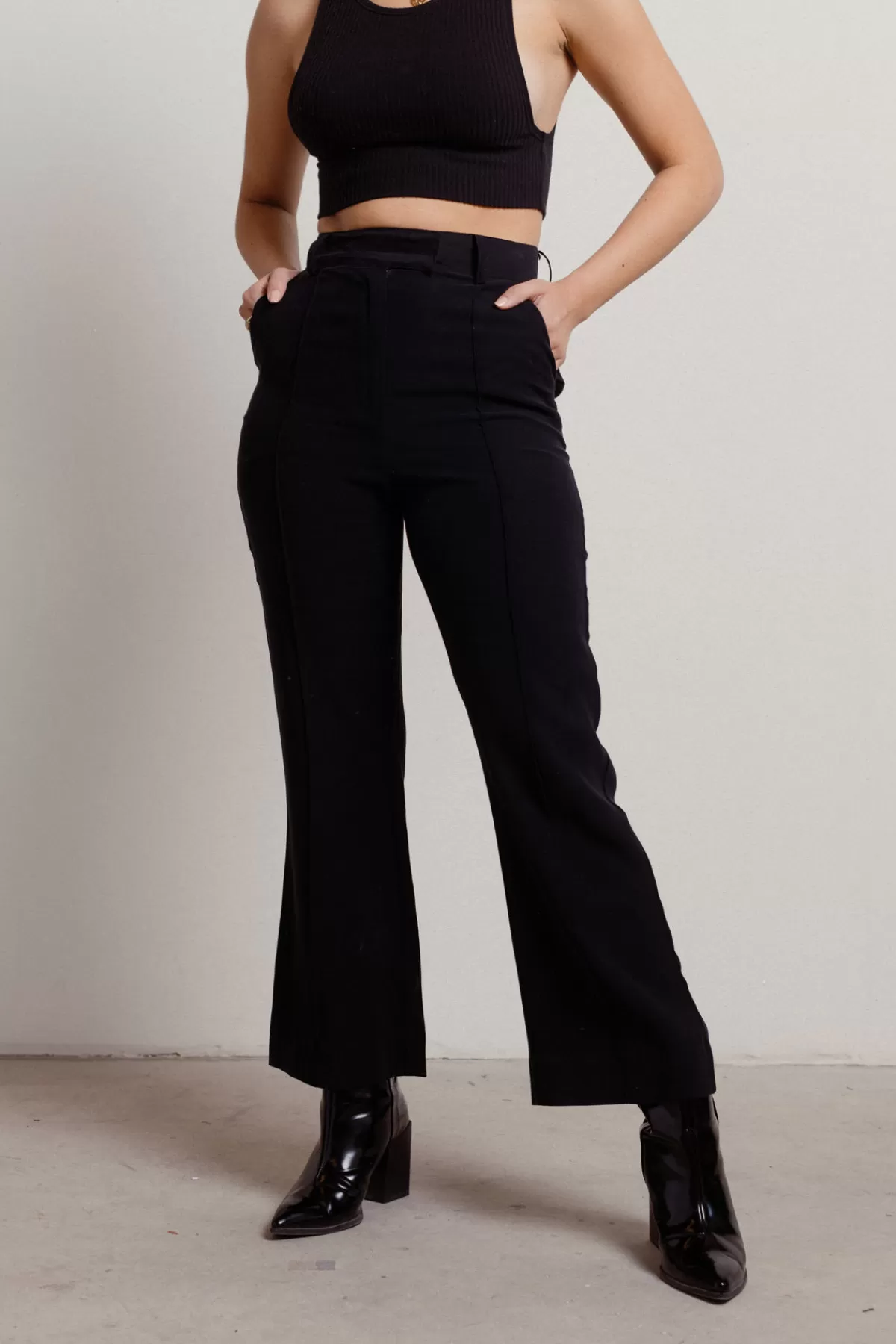 Tobi Very Busy High Waist Seamed Trousers* Pants