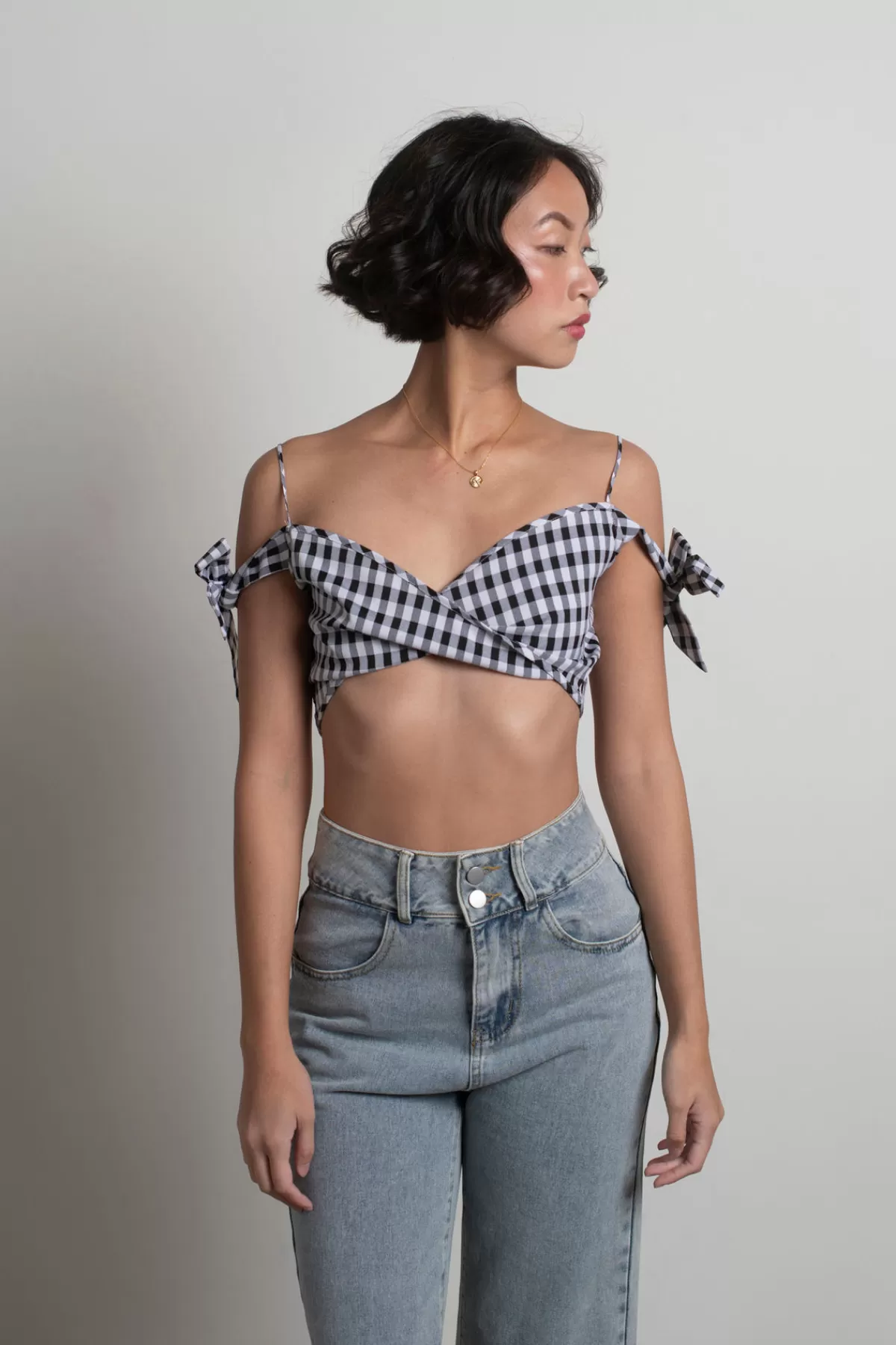 Tobi Victoria Crop Top - Grey* Off The Shoulder Tops | Concert Outfits