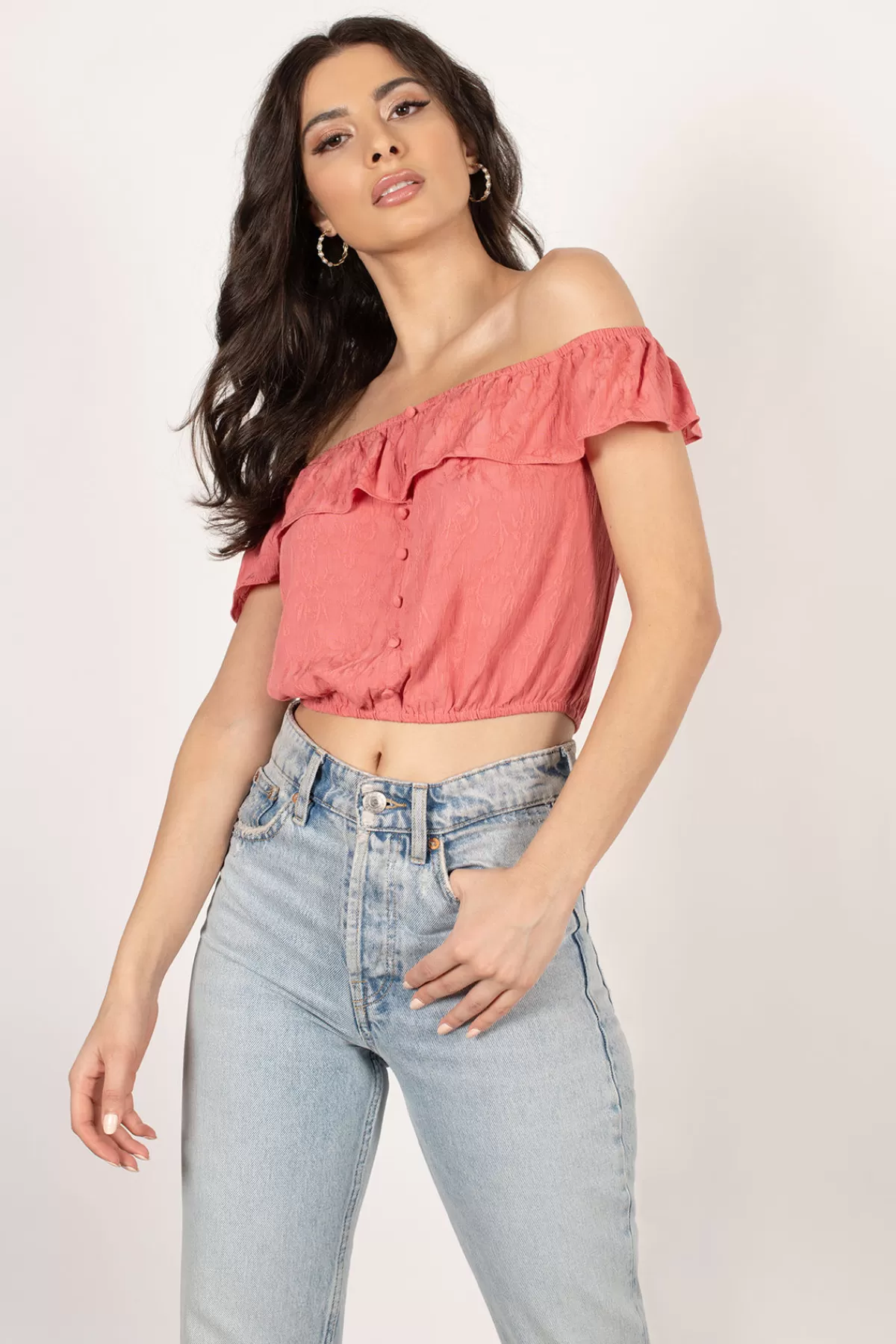 Tobi Watermelon Sundae Crop Top - * Beach Vacation Outfits | Pink Tops