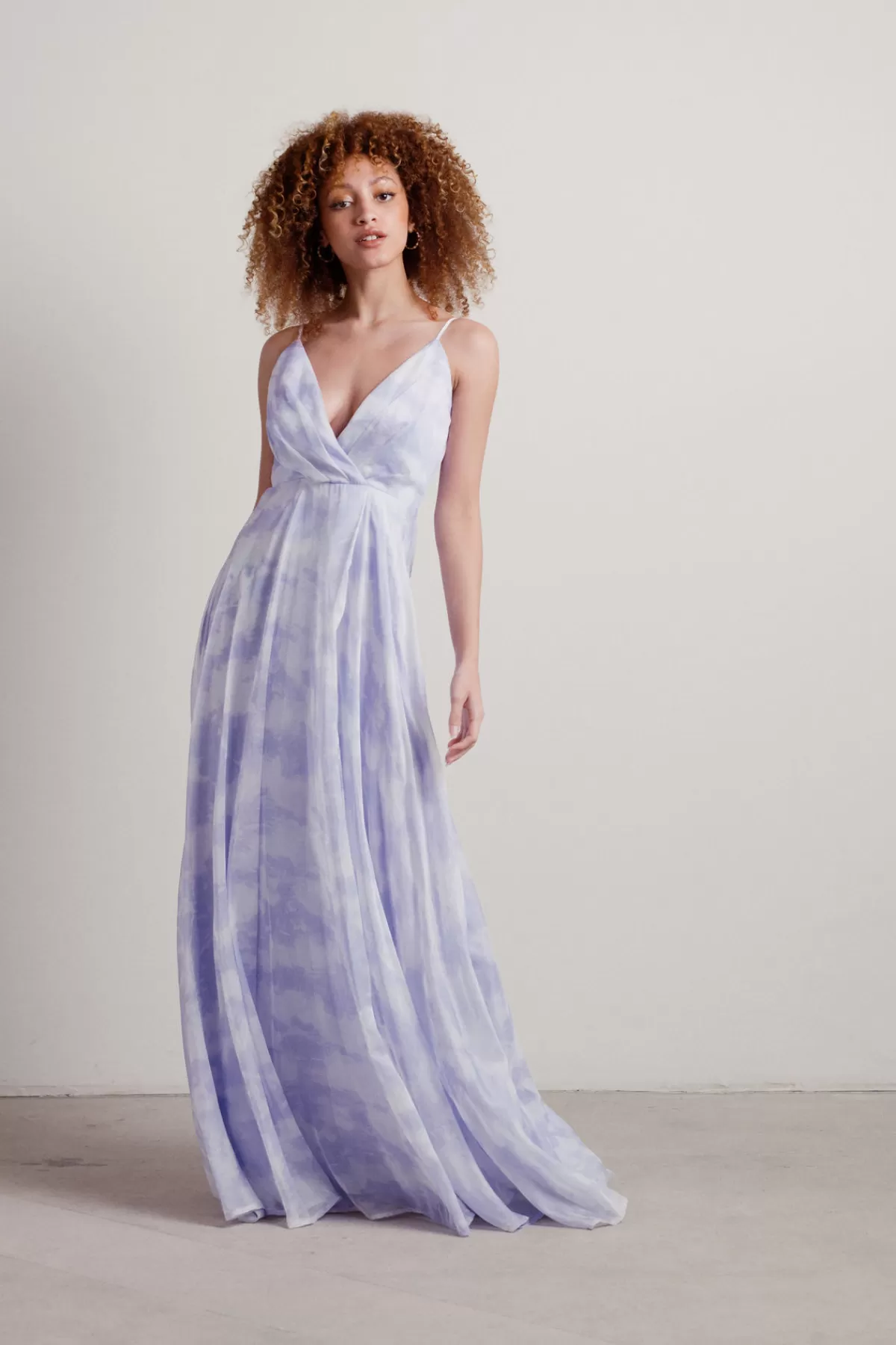 Tobi Whimsical Tie Dye Surplice Maxi Dress - * Bridesmaid Dresses | Rehearsal Dinner Dresses