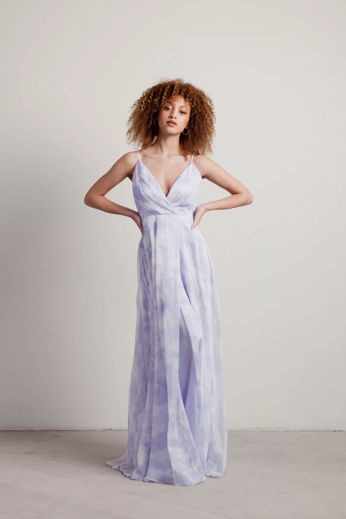 Tobi Whimsical Tie Dye Surplice Maxi Dress - * Bridesmaid Dresses | Rehearsal Dinner Dresses