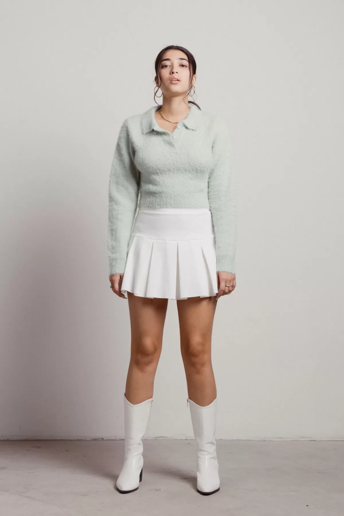 Tobi Whisper Softly Collared Sweater - * Long Sleeve Tops