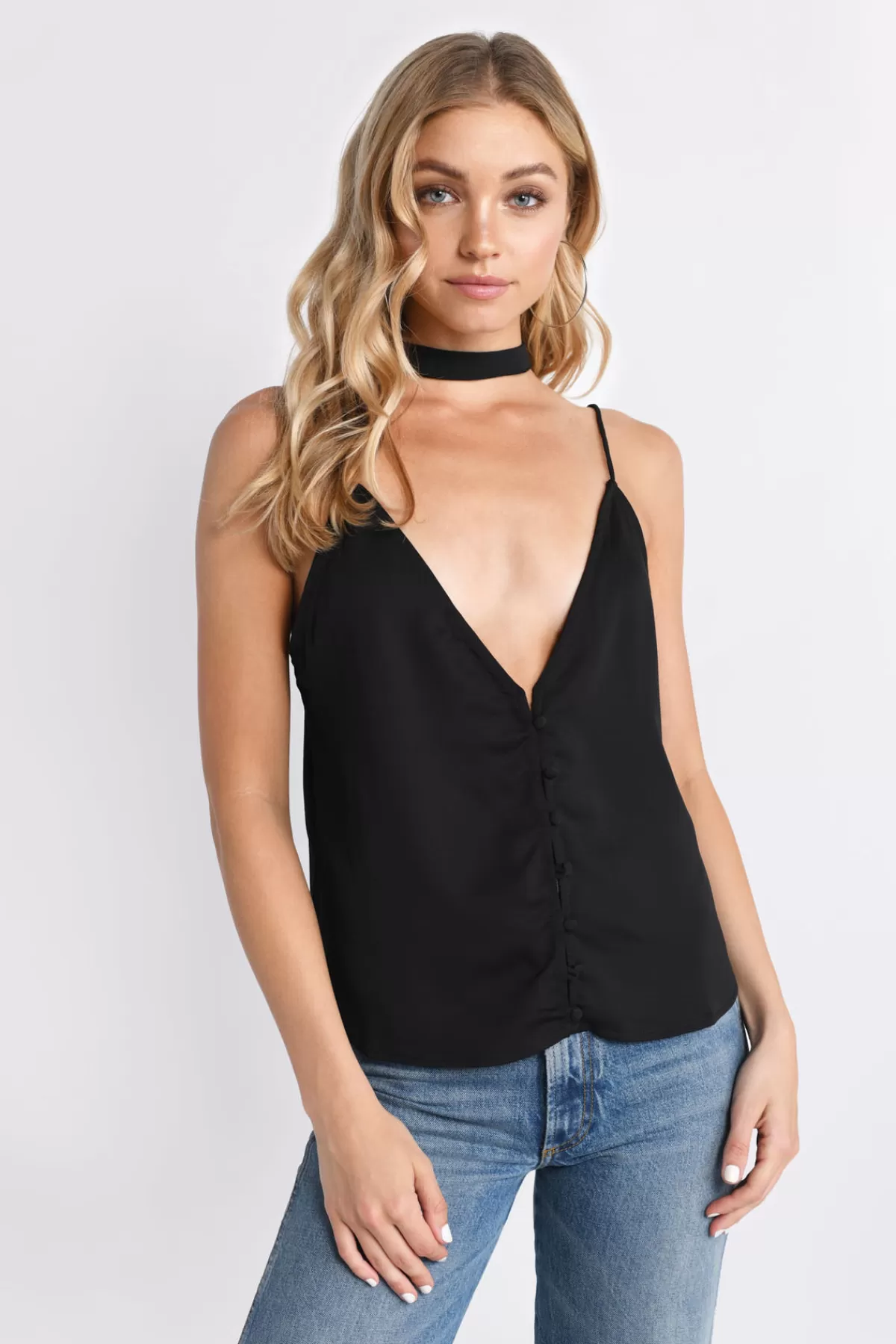 Tobi Wild Dreams Choker Blouse - * Halloween Outfits | Vacation Shop